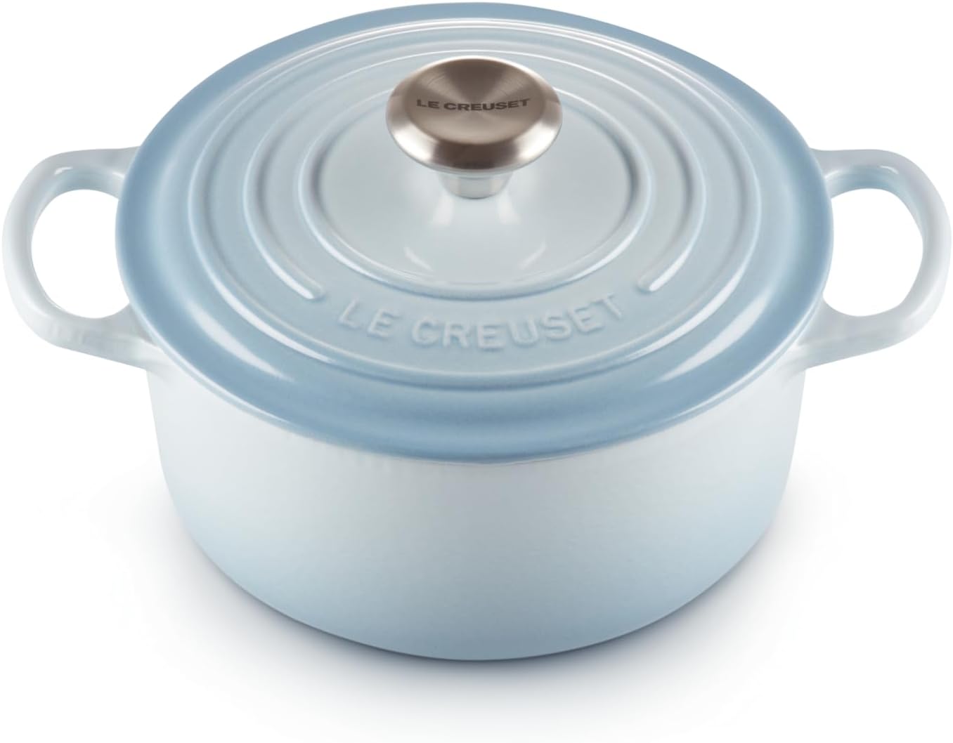 Le Creuset Signature żeliwne naczynie do pieczenia z pokrywką, Ø 26 cm, okrągłe, nadaje się do wszystkich rodzajów kuchenek i kuchenek indukcyjnych, pojemność: 5,3 l, 5,135 kg, kolor czerwony