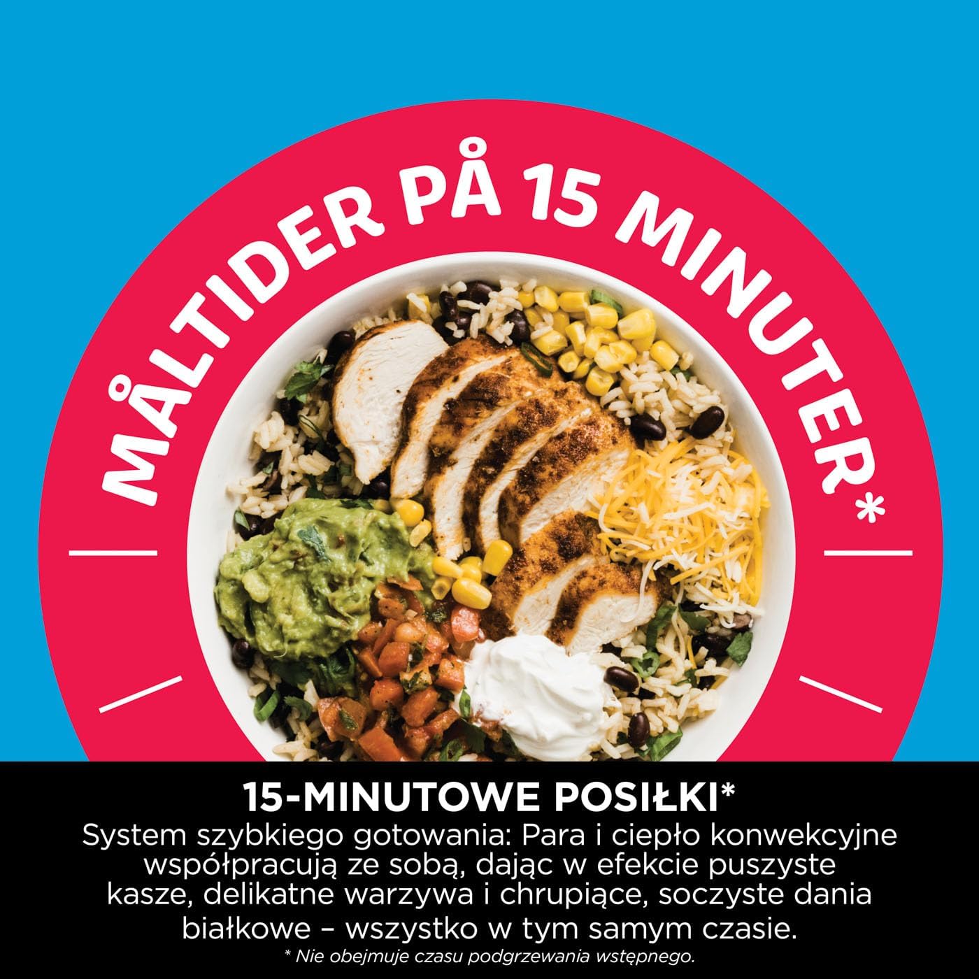 Ninja Combi 12-w-1 Multi-Cooker, kuchenka wielofunkcyjna, piekarnik i frytownica, 12 funkcji, przygotuj posiłki rodzinne w 15 minut, zawiera blachę do pieczenia, patelnię i przepisy, szary, SFP700EU