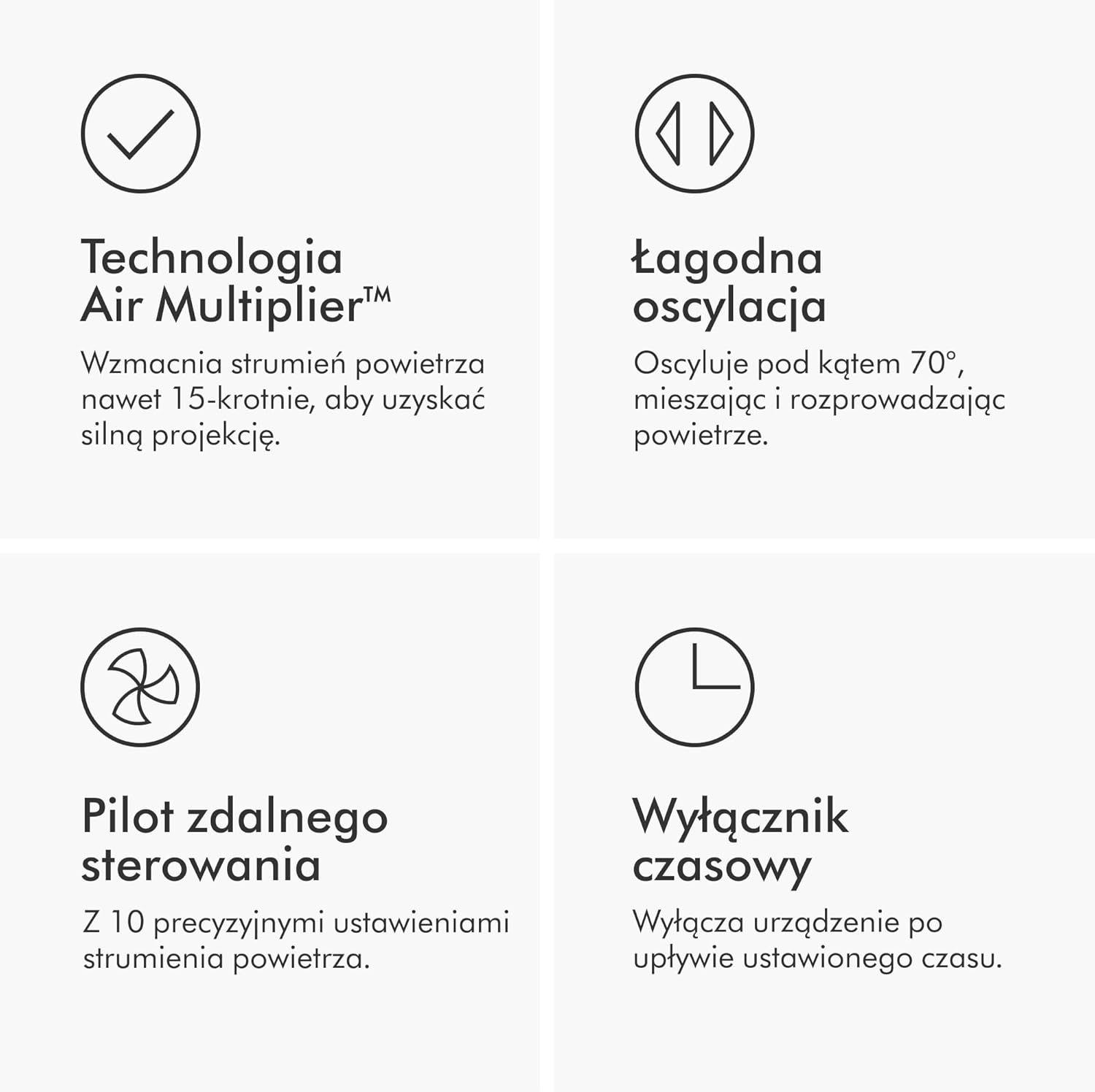 Dyson AM07 Air Multiplier Tower Fan, White