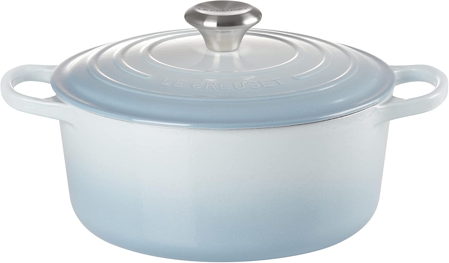 Le Creuset Signature żeliwne naczynie do pieczenia z pokrywką, Ø 26 cm, okrągłe, nadaje się do wszystkich rodzajów kuchenek i kuchenek indukcyjnych, pojemność: 5,3 l, 5,135 kg, kolor czerwony