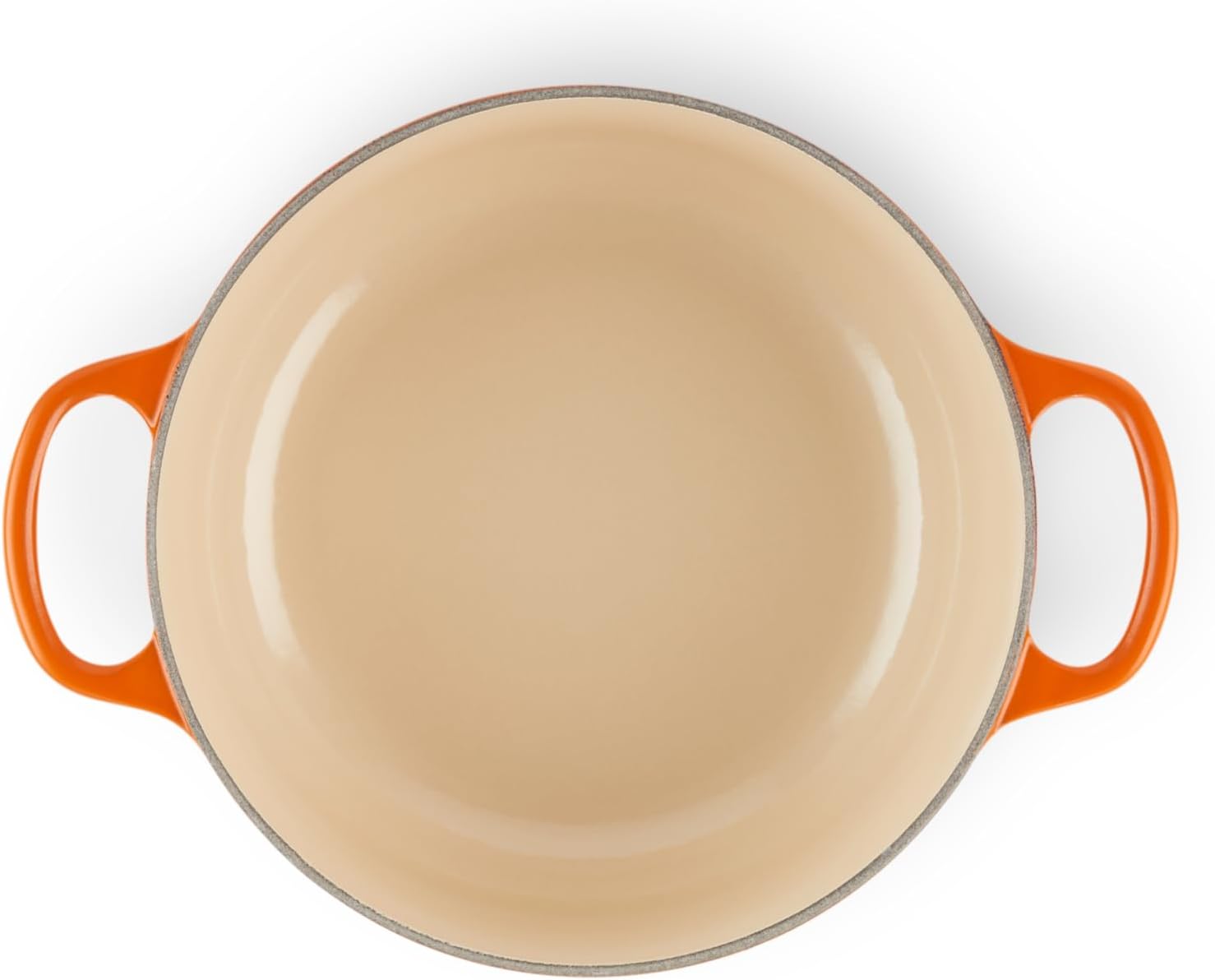 Le Creuset Signature żeliwne naczynie do pieczenia z pokrywką, Ø 26 cm, okrągłe, nadaje się do wszystkich rodzajów kuchenek i kuchenek indukcyjnych, pojemność: 5,3 l, 5,135 kg, kolor czerwony