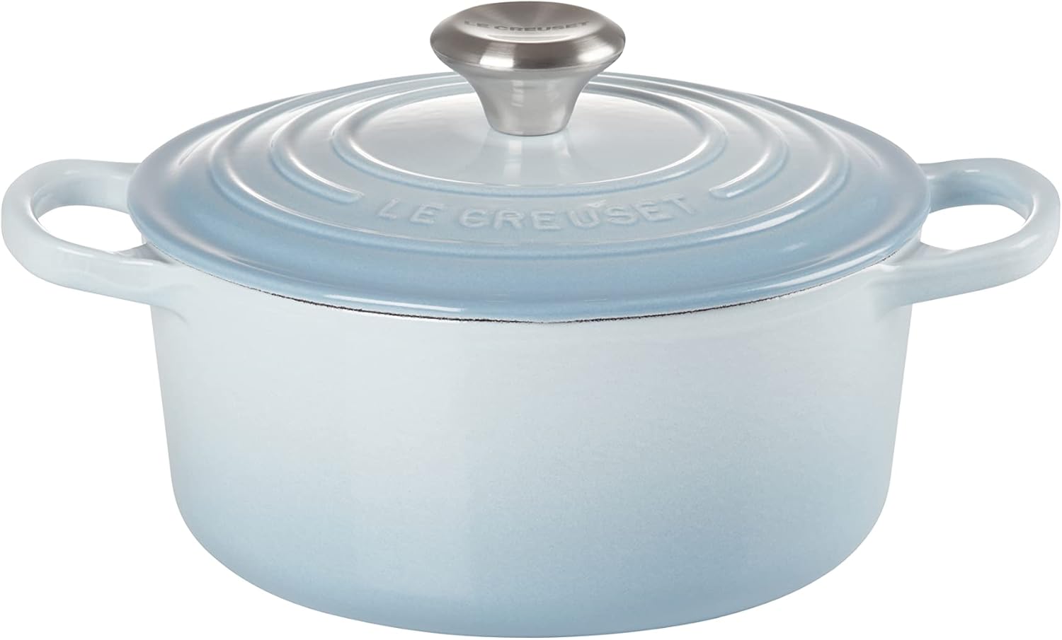Le Creuset Signature żeliwne naczynie do pieczenia z pokrywką, Ø 26 cm, okrągłe, nadaje się do wszystkich rodzajów kuchenek i kuchenek indukcyjnych, pojemność: 5,3 l, 5,135 kg, kolor czerwony