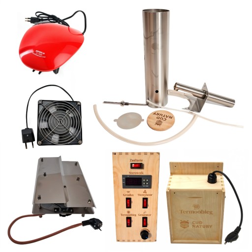 Zestaw wędzarniczy 3w1 Sterownik + Generator dymy + Grzałka