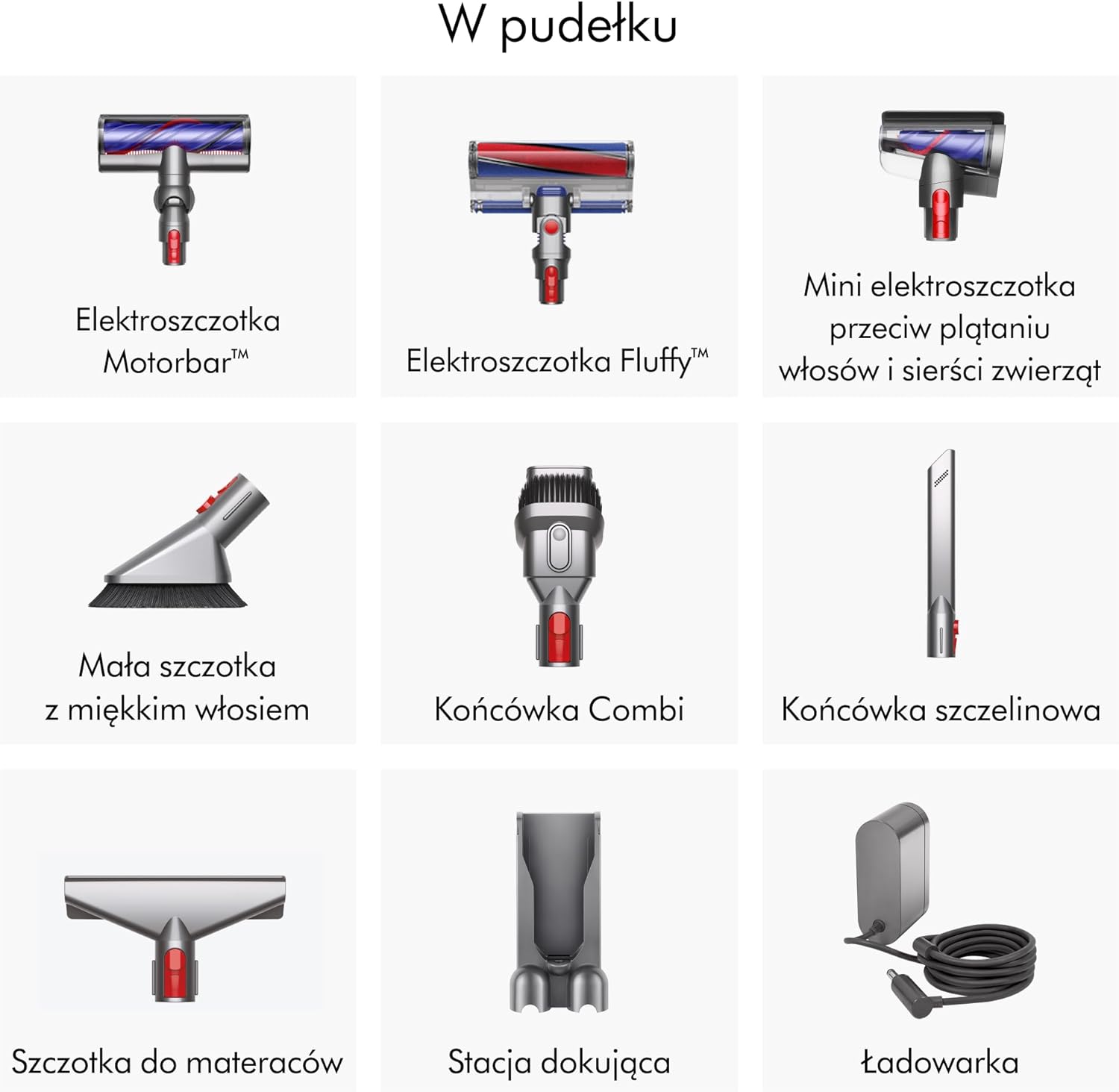Bezprzewodowy odkurzacz pionowy Dyson V8™ Advanced (Srebro/Nikiel)