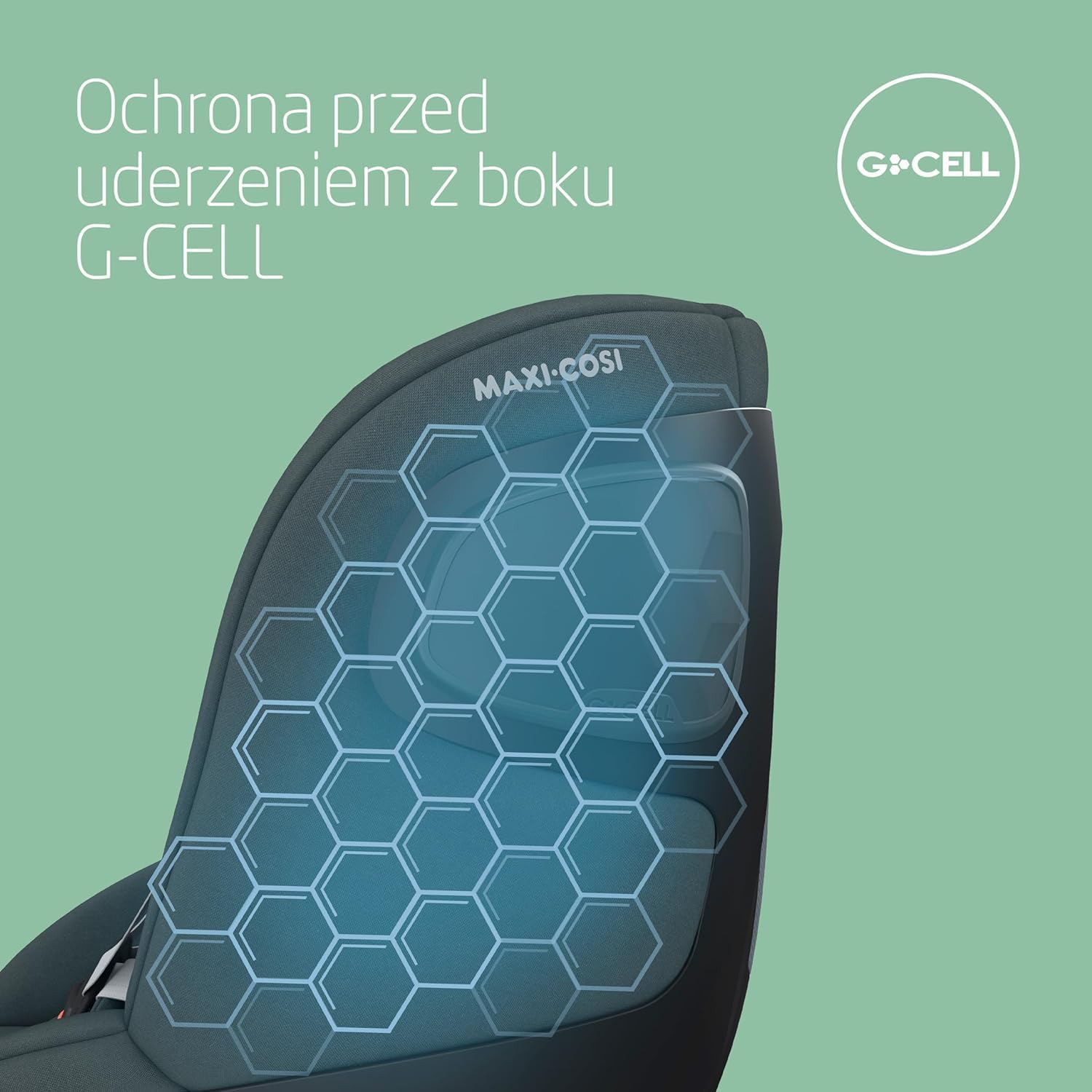 Maxi-Cosi Pearl 360 dla niemowlaka i-Size, Fotelik samochodowy obrotowy 360, od 3 miesięcy do 4 lat (61–105 cm), Obracanie jedną ręką, ClimaFlow, Uprząż z systemem Easy-In, G-CELL, Authentic Graphite