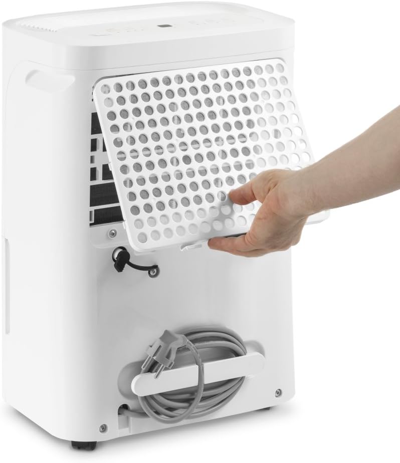 TROTEC Osuszacz powietrza elektryczny TTK 66 E – wydajność 24 L/dzień – powierzchnia 50 m² / 125 m³ – funkcja automatycznego wyłączania - do mieszkań i sypialni