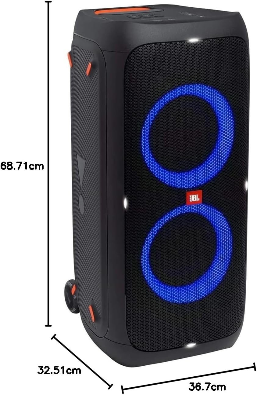 Jbl Partybox 110 JBLPARTYBOX110EU Głośnik Bluetooth, Czarny, 24 x 69 x 2,5 cm