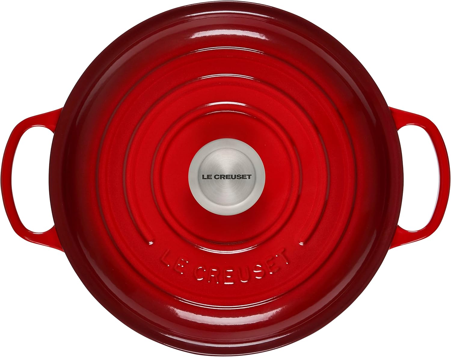 Le Creuset Signature żeliwny garnek Gourmet, okrągły, Ø 30 cm, 3,5 l, do wszystkich rodzajów kuchenek włącznie z indukcyjnymi, 5,55 kg, czerwony piec