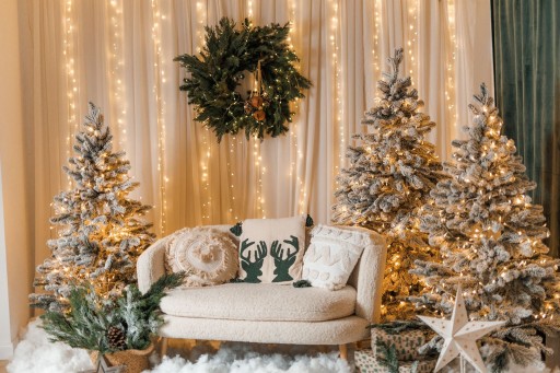 NOWOŚĆ! Piękna Biała sztuczna Choinka LUX 100% PE Zasypana śniegiem 1.8m