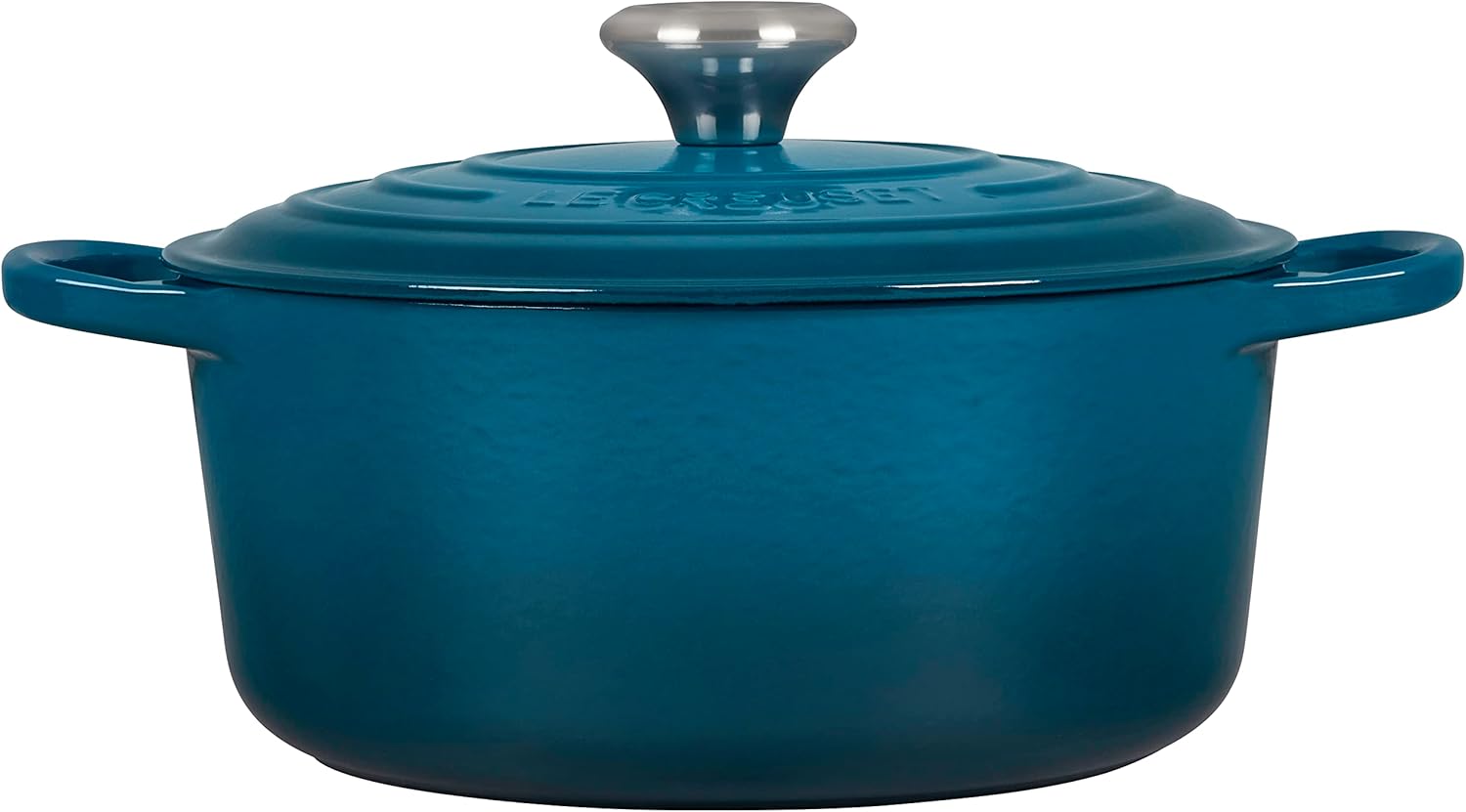 Le Creuset Signature żeliwne naczynie do pieczenia z pokrywką, Ø 26 cm, okrągłe, nadaje się do wszystkich rodzajów kuchenek i kuchenek indukcyjnych, pojemność: 5,3 l, 5,135 kg, kolor czerwony