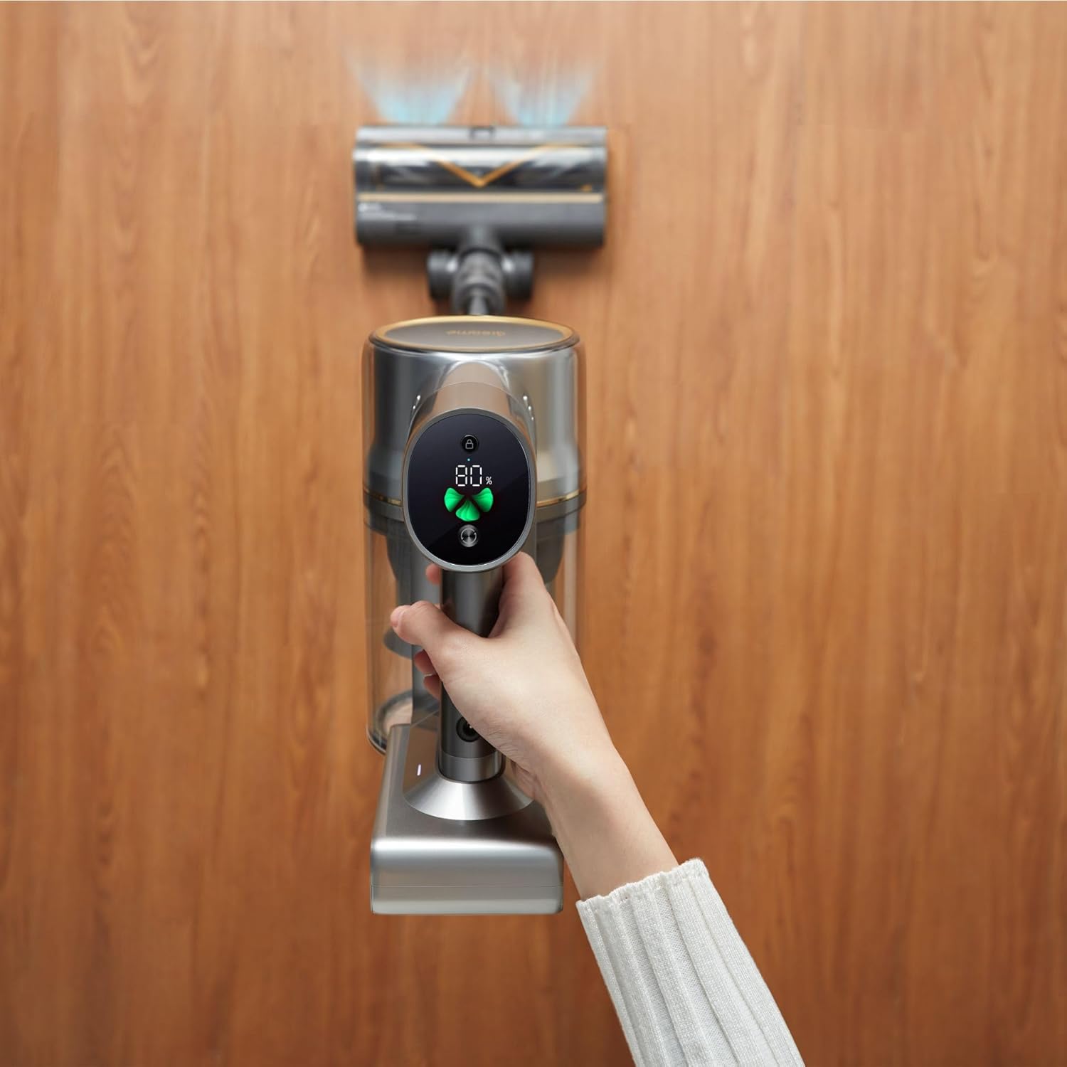 DREAME Bezprzewodowy odkurzacz Z30, bezprzewodowy odkurzacz elektryczny, ssanie 310 AW, zasięg 90 min, automatyczne wykrywanie zanieczyszczeń, automatyczna regulacja ssania