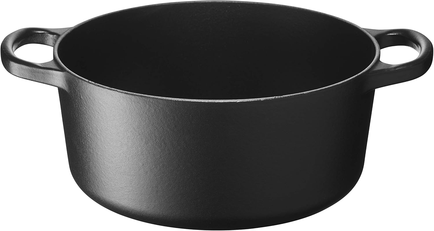 Le Creuset Signature żeliwne naczynie do pieczenia z pokrywką, Ø 26 cm, okrągłe, nadaje się do wszystkich rodzajów kuchenek i kuchenek indukcyjnych, pojemność: 5,3 l, 5,135 kg, kolor czerwony