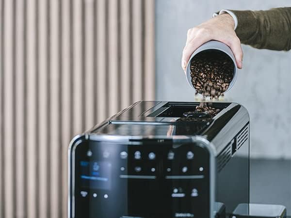 Melitta F85/0-102 Automatyczny Ekspres do Kawy, Tworzywo Sztuczne, Stal Nierdzewna, 1450 W, 1,8 L, Czarny