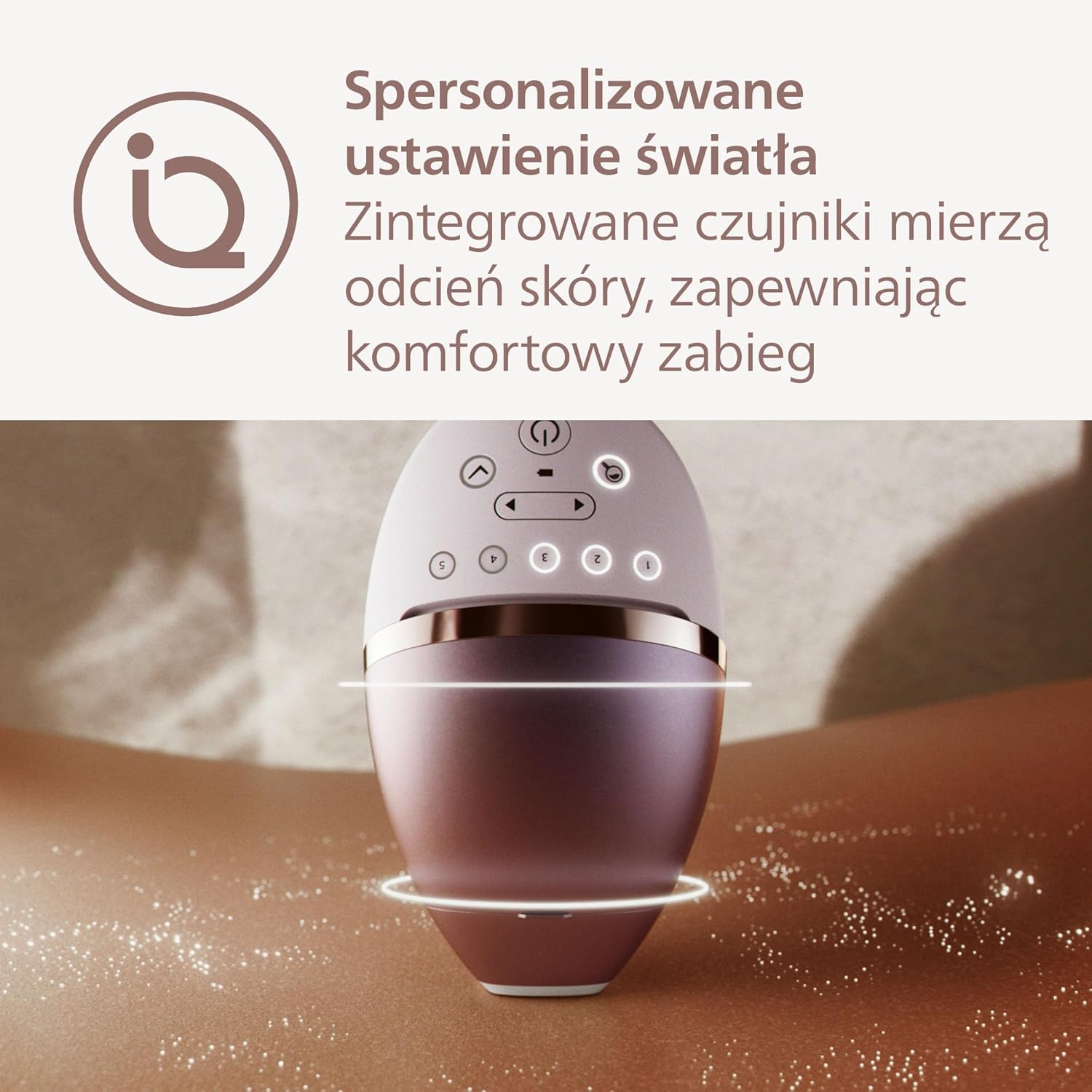 Philips Lumea Urządzenie IPL z serii 9000 — urządzenie do usuwania włosów, alternatywa dla laserowego usuwania włosów, technologia SenseIQ, 3 nasadki: do ciała, twarzy i precyzyjna, BRI955/00