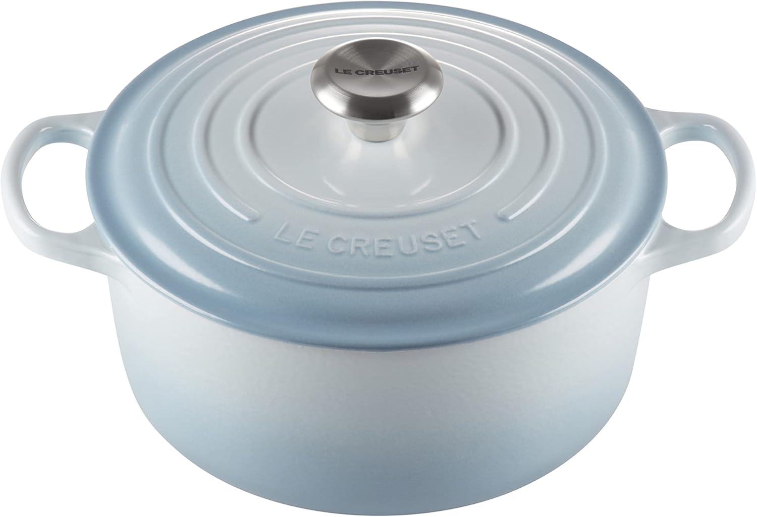 Le Creuset Signature żeliwne naczynie do pieczenia z pokrywką, Ø 26 cm, okrągłe, nadaje się do wszystkich rodzajów kuchenek i kuchenek indukcyjnych, pojemność: 5,3 l, 5,135 kg, kolor czerwony