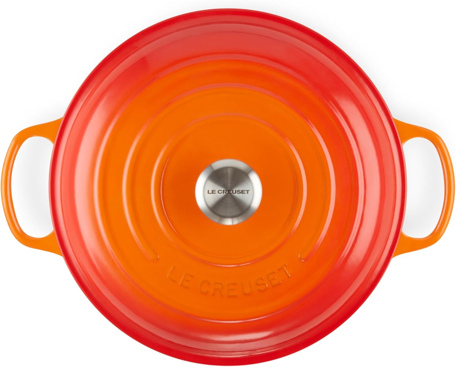 Le Creuset Signature żeliwny garnek Gourmet, okrągły, Ø 30 cm, 3,5 l, do wszystkich rodzajów kuchenek włącznie z indukcyjnymi, 5,55 kg, czerwony piec
