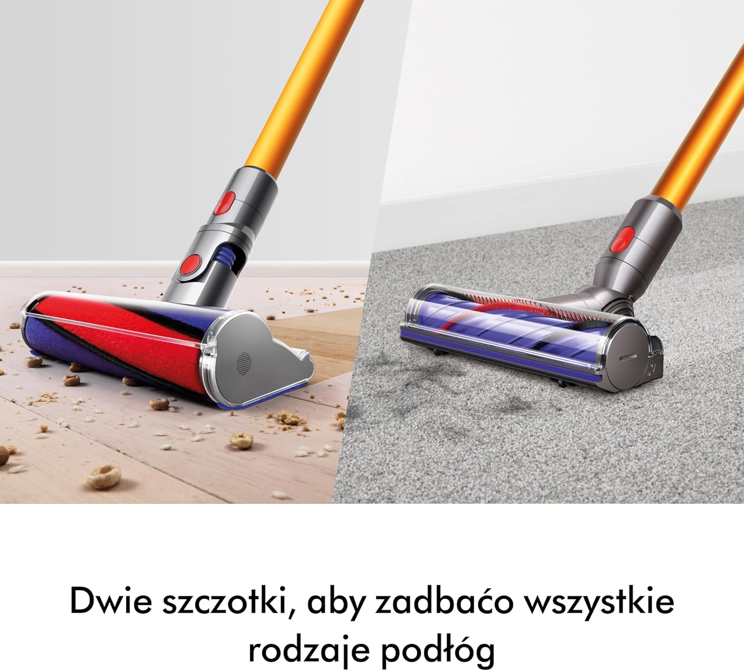 Bezprzewodowy odkurzacz pionowy Dyson V8™ Advanced (Srebro/Nikiel)