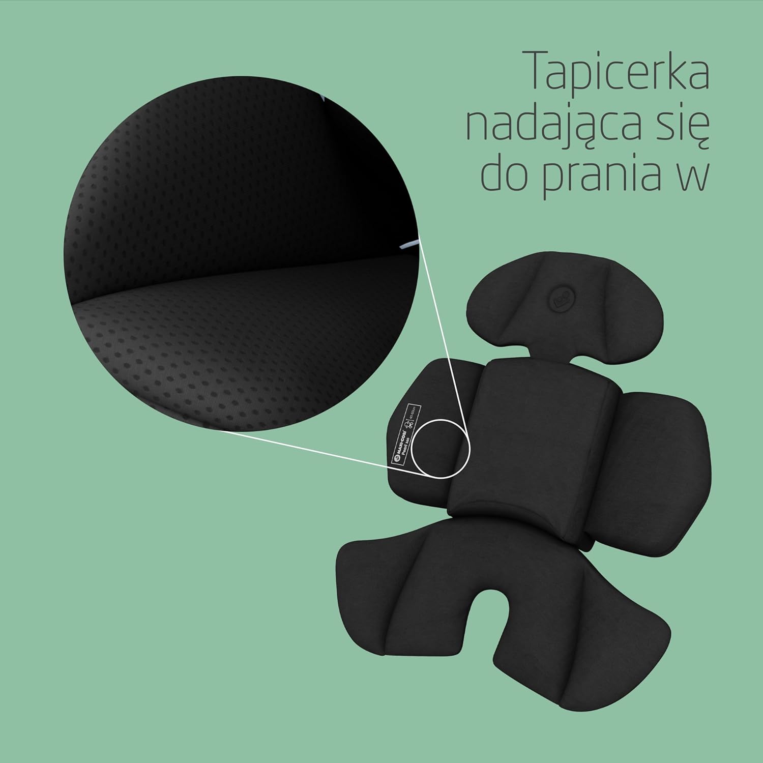 Maxi-Cosi Pearl 360 dla niemowlaka i-Size, Fotelik samochodowy obrotowy 360, od 3 miesięcy do 4 lat (61–105 cm), Obracanie jedną ręką, ClimaFlow, Uprząż z systemem Easy-In, G-CELL, Authentic Graphite