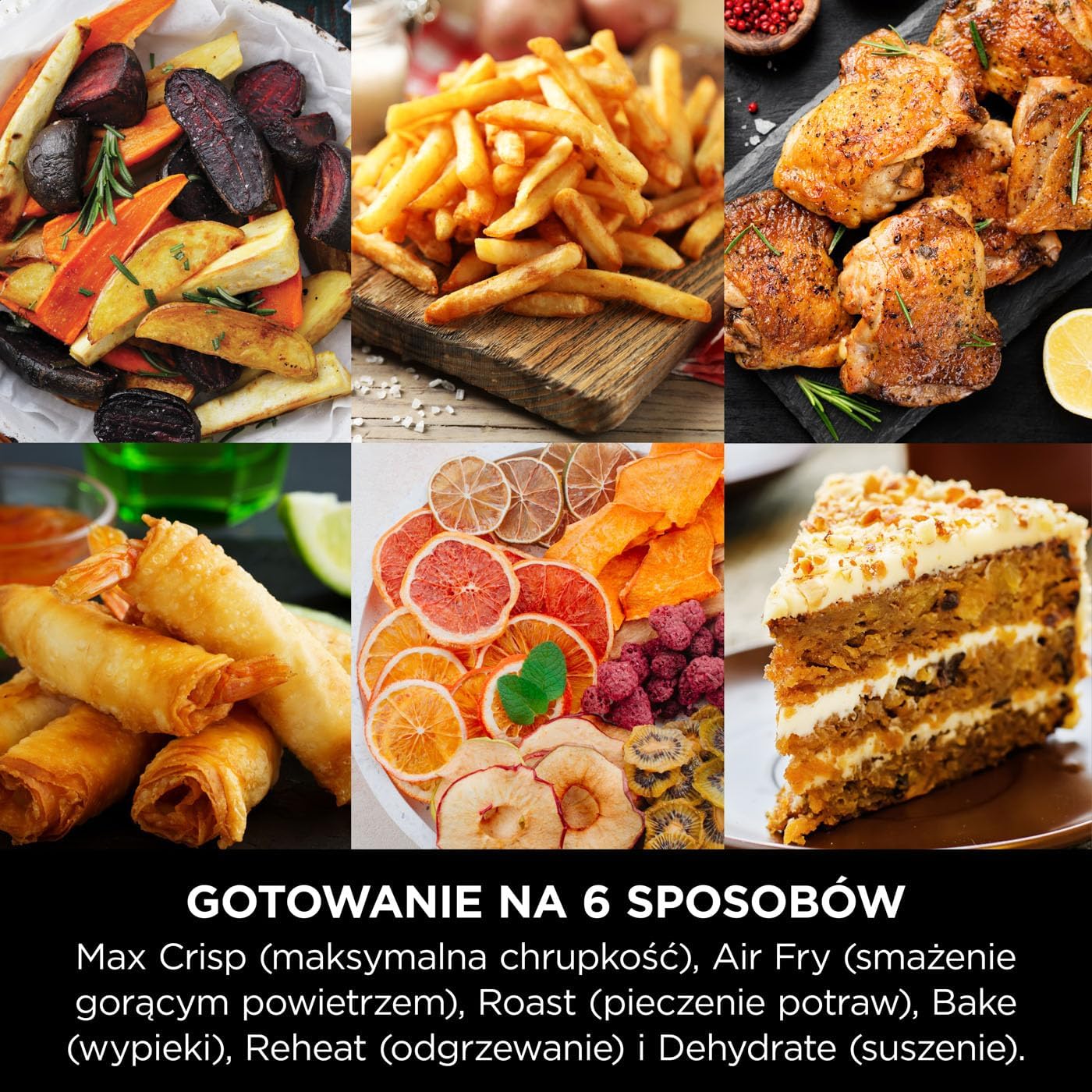 Ninja Foodi MAX Dual Zone Frytkownica beztłuszczowa z 2 szufladami, 9,5 l, kosz nieprzywierający nadaje sie do zmywarki, na 8 porcji, miedziano/czarna, 6 w 1, amazon exclusive, AF400EUCP