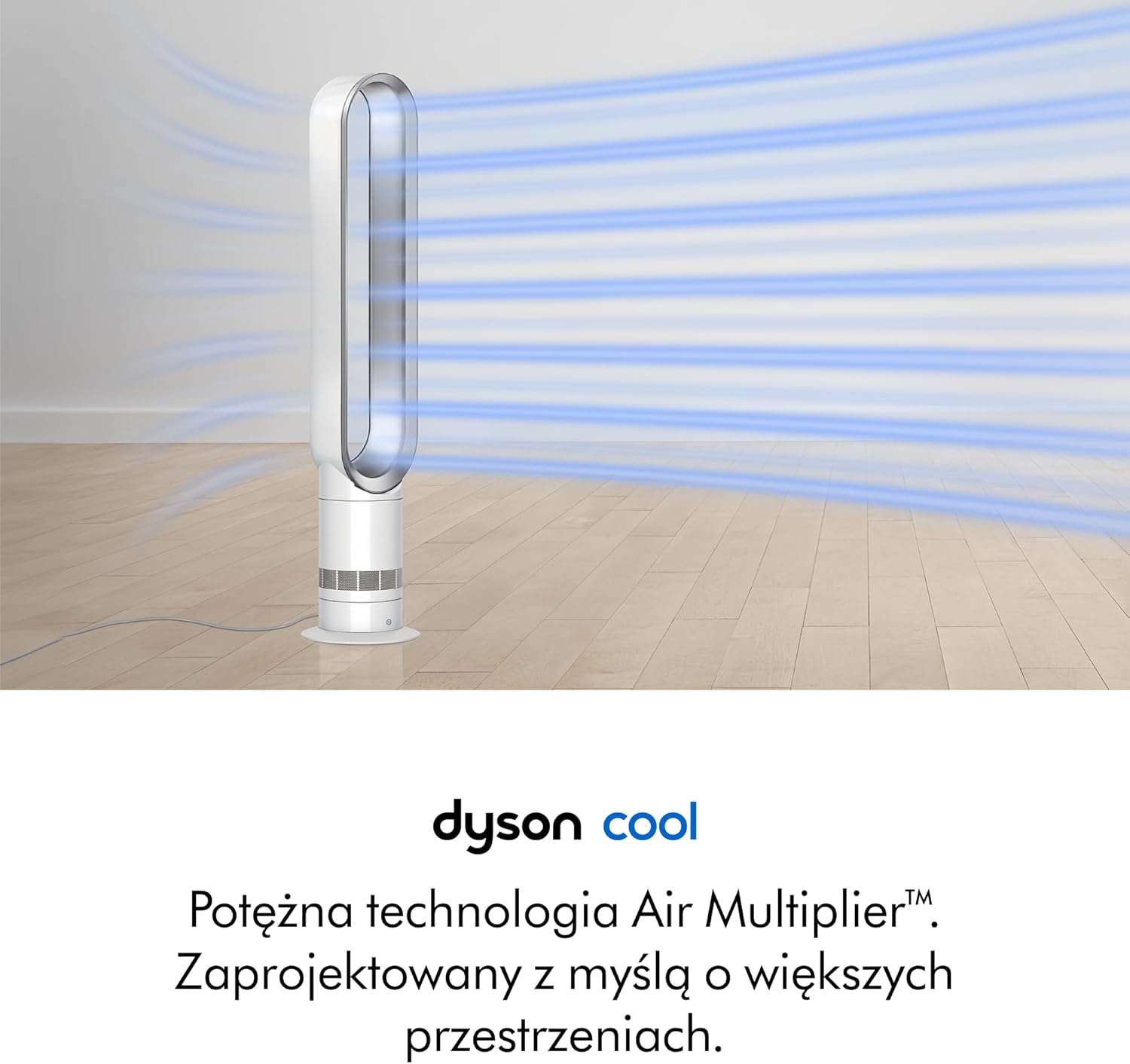 Dyson AM07 Air Multiplier Tower Fan, White