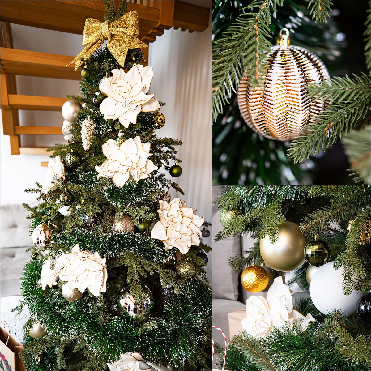 CHOINKA SZTUCZNA PE ŚWIERK NATURALNY PREMIUM 220 cm GĘSTA JAK ŻYWA PIĘKNA