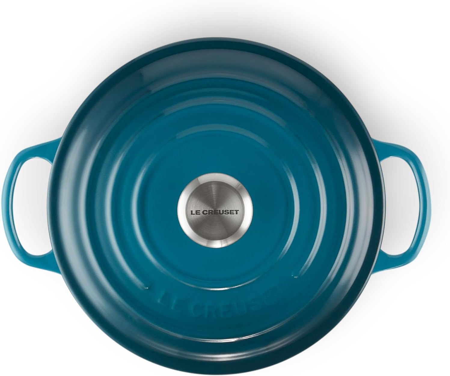 Le Creuset Signature żeliwne naczynie do pieczenia z pokrywką, Ø 26 cm, okrągłe, nadaje się do wszystkich rodzajów kuchenek i kuchenek indukcyjnych, pojemność: 5,3 l, 5,135 kg, kolor czerwony