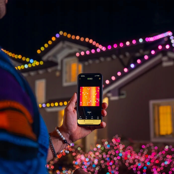 Żarówki Twinkly C9 Smart LED 40 RGB, 12,2 m, zielony przewód|Twinkly