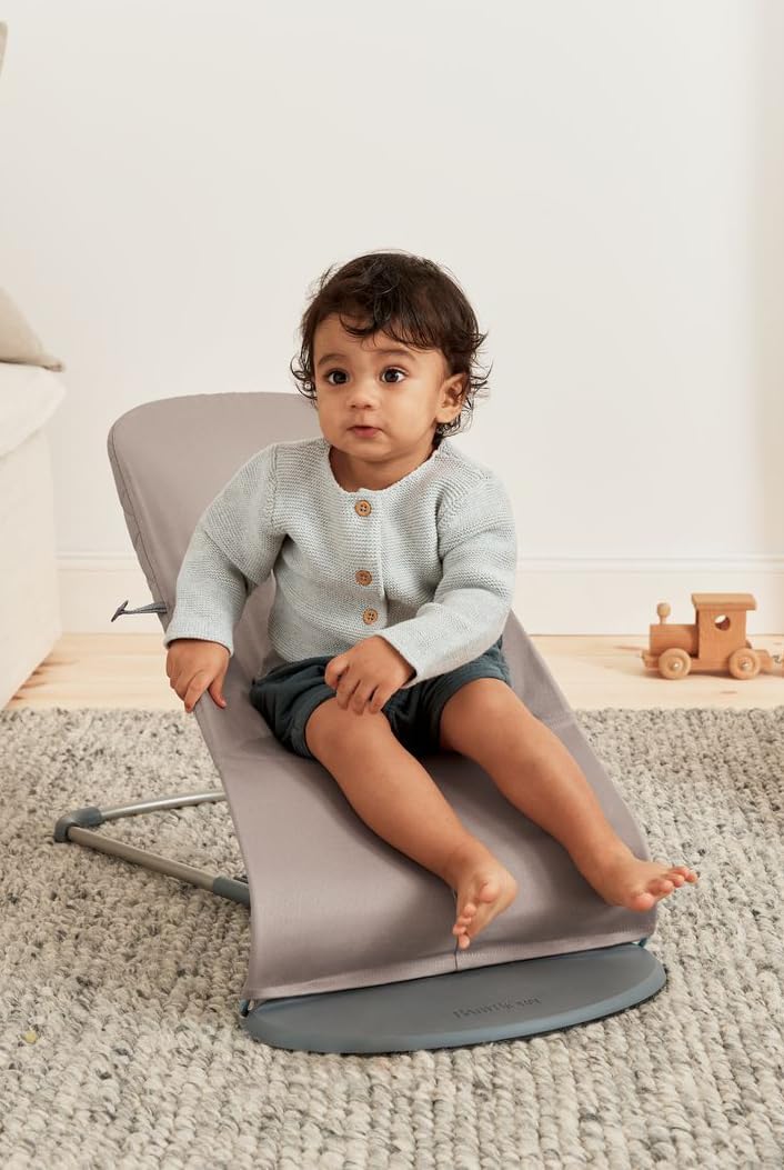 BabyBjörn Bliss bujaczek niemowlęcy, tkany, klasyczne pikowanie, piaskowo-szary