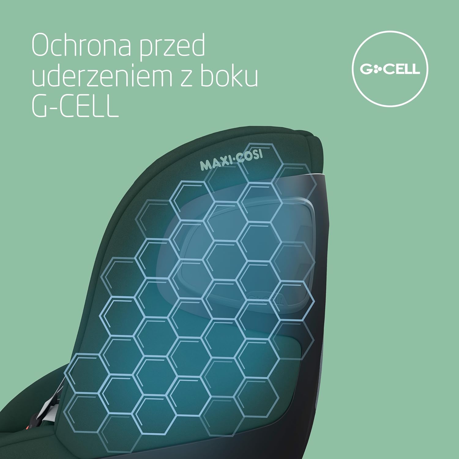 Maxi-Cosi Pearl 360 dla niemowlaka i-Size, Fotelik samochodowy obrotowy 360, od 3 miesięcy do 4 lat (61–105 cm), Obracanie jedną ręką, ClimaFlow, Uprząż z systemem Easy-In, G-CELL, Authentic Graphite