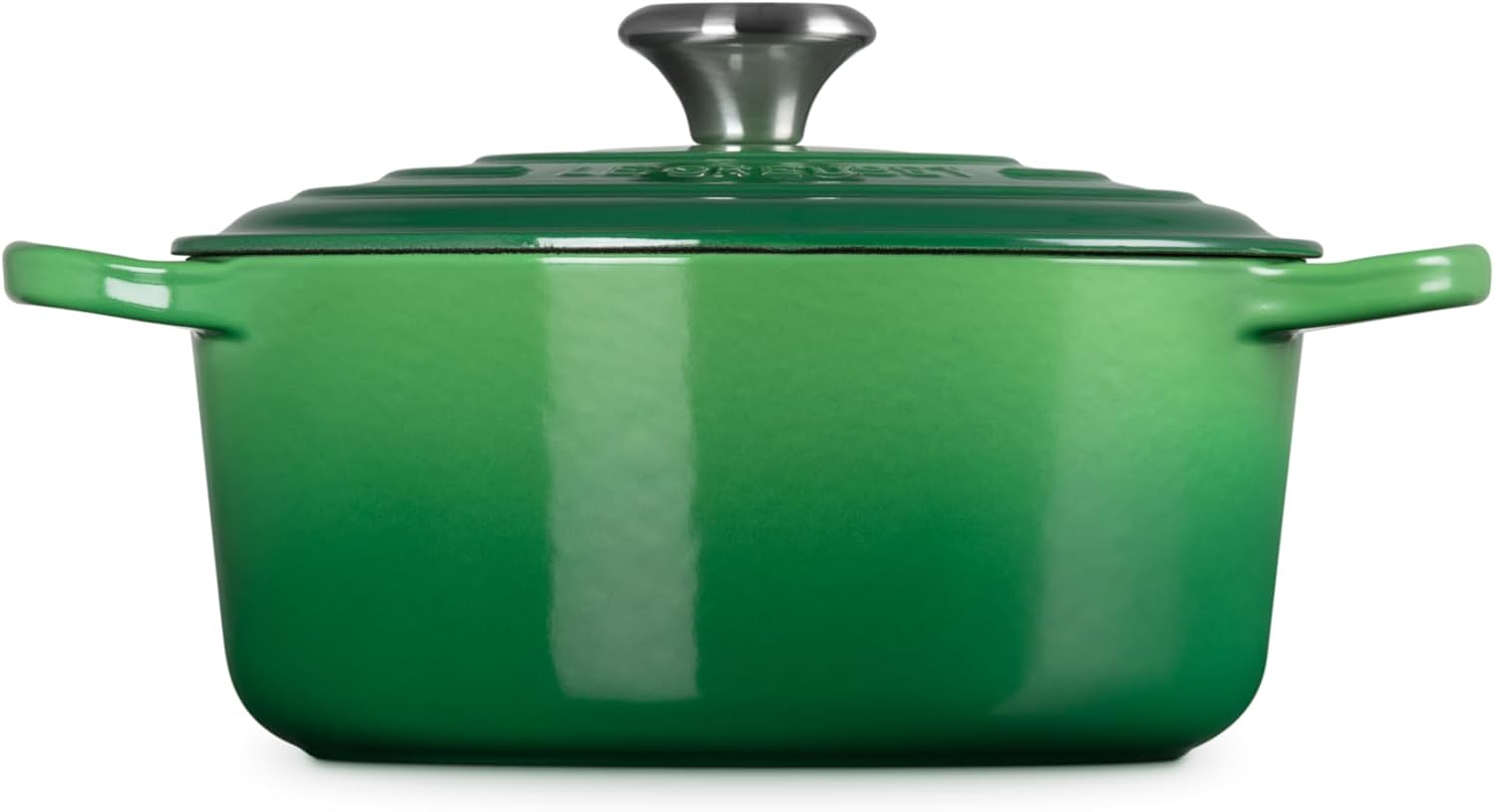 Le Creuset Signature żeliwne naczynie do pieczenia z pokrywką, Ø 26 cm, okrągłe, nadaje się do wszystkich rodzajów kuchenek i kuchenek indukcyjnych, pojemność: 5,3 l, 5,135 kg, kolor czerwony