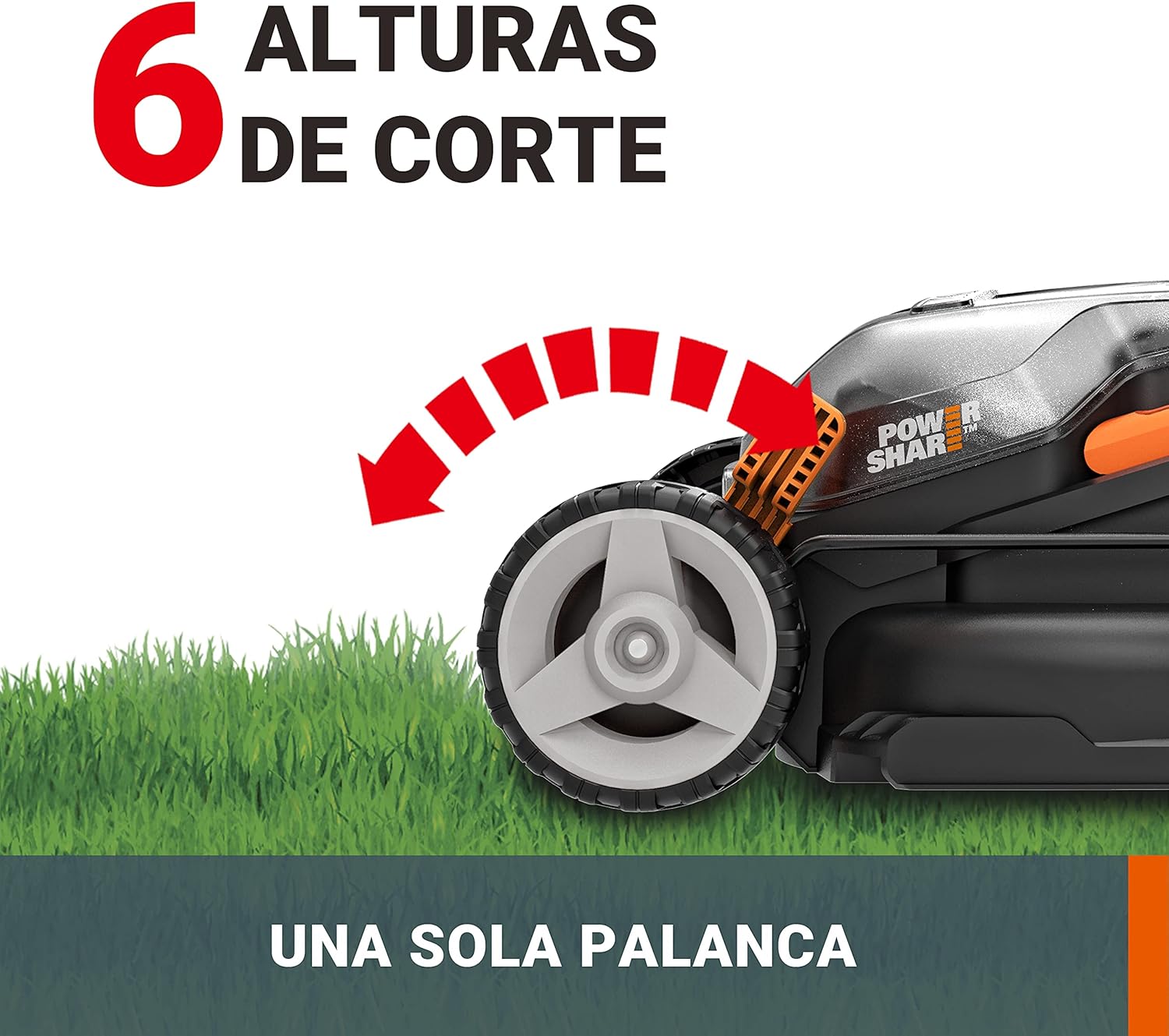 WORX WG743E Kosiarka Akumulatorowa, 20 V, do 500 m²