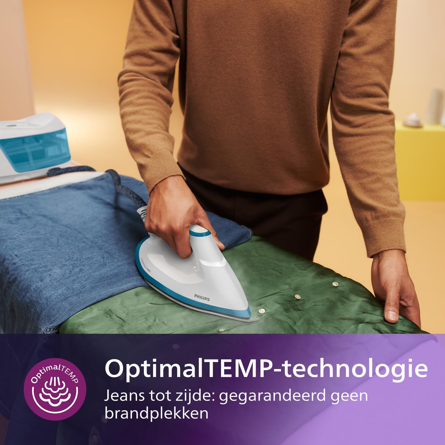 Philips PerfectCare 6000 Series Generator Pary, Silny wyrzut Pary, Gwarancja braku przypaleń, Kompaktowy Design, 1,8L Odłączany Zbiornik na Wodę, Stopa SteamGlide Advanced (PSG6064/80)