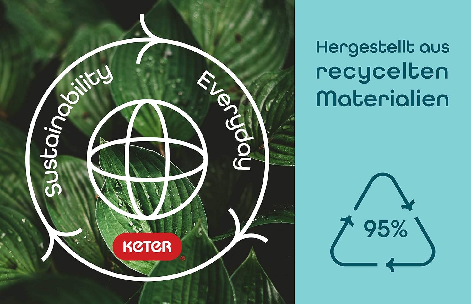 Allibert California Sofa Ogrodowa, Panama Cool Grey, 141 x 68 x 72 cm