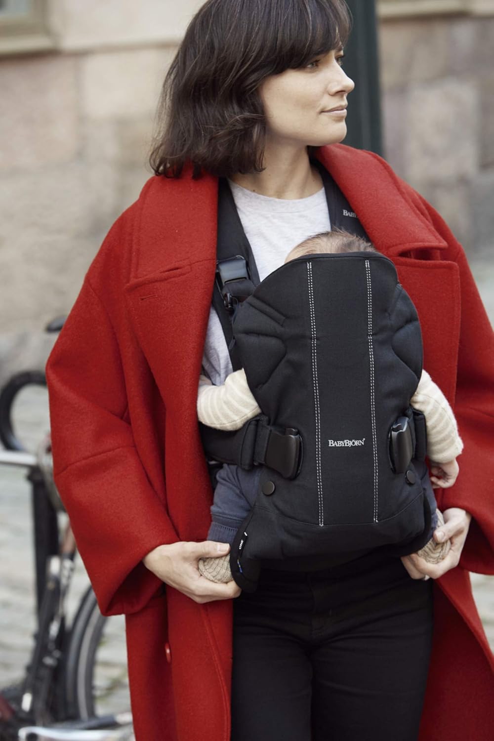 BabyBjörn Nosidełko dla niemowląt One Air, siatka 3D, szaro-beżowe