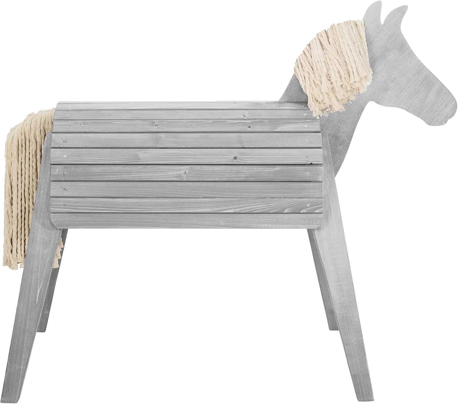 Roba 456022GA Koń Woltyżerowy, Szary Lazurowany, Do 25 kg