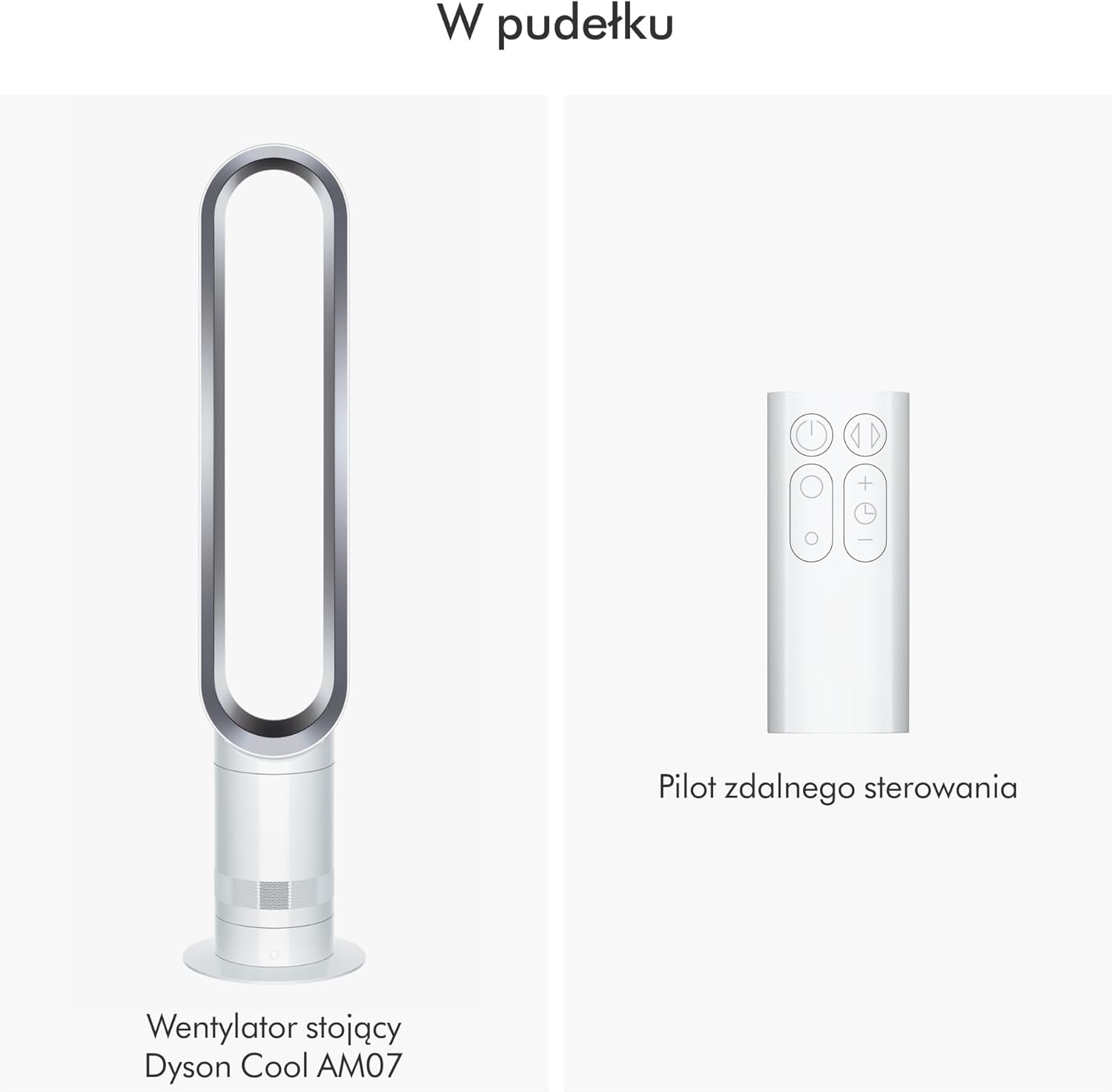 Dyson AM07 Air Multiplier Tower Fan, White