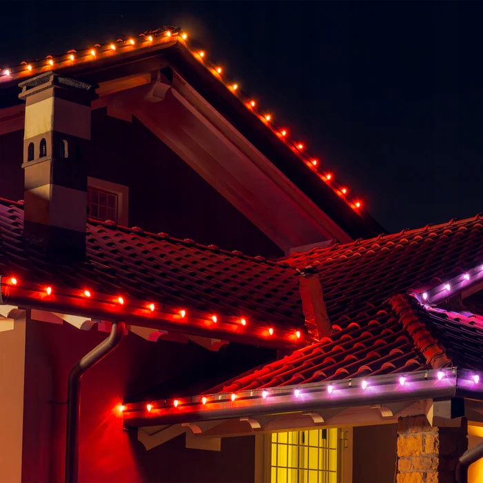 Żarówki Twinkly C9 Smart LED 40 RGB, 12,2 m, zielony przewód|Twinkly