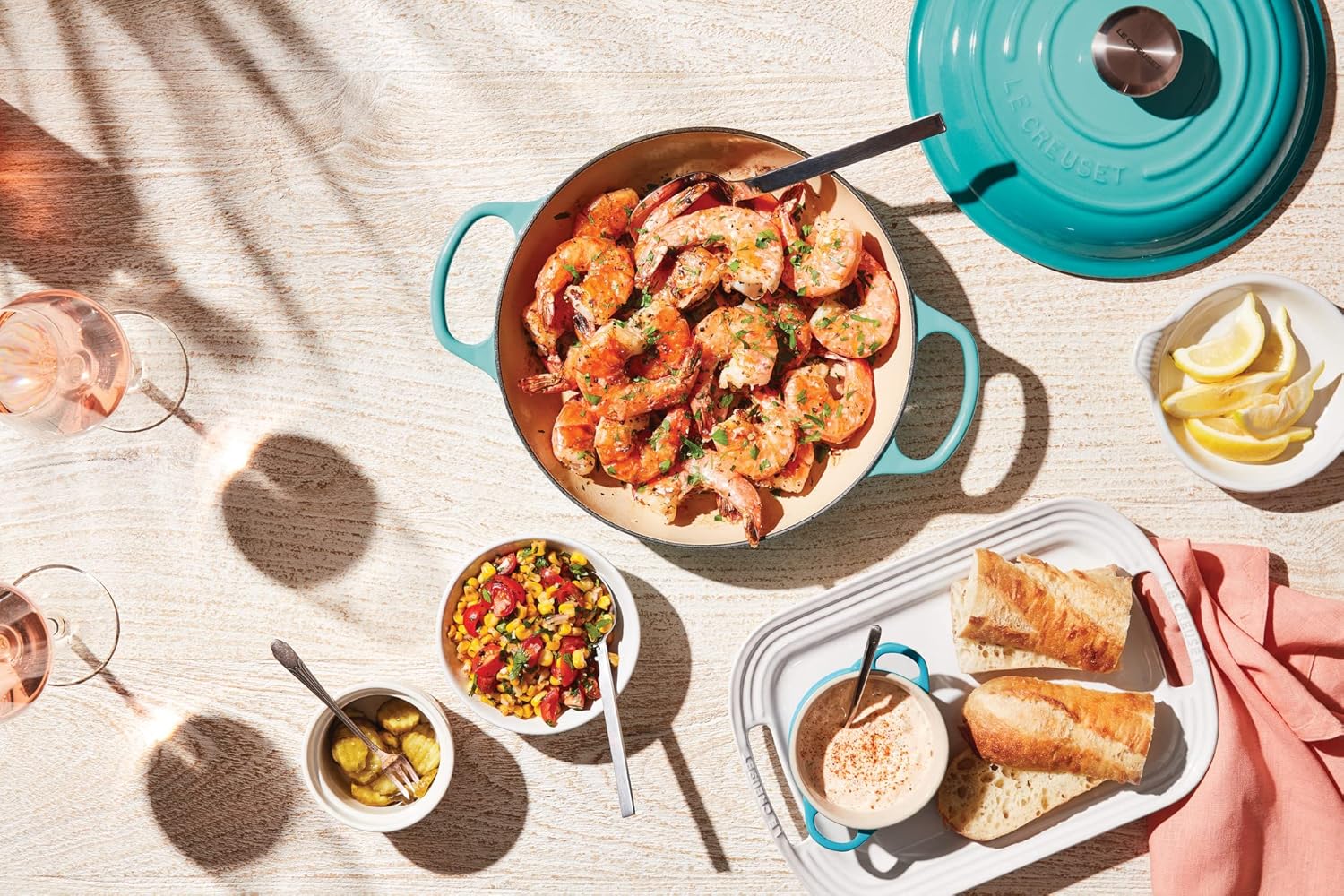 Le Creuset Signature żeliwny garnek Gourmet, okrągły, Ø 30 cm, 3,5 l, do wszystkich rodzajów kuchenek włącznie z indukcyjnymi, 5,55 kg, czerwony piec