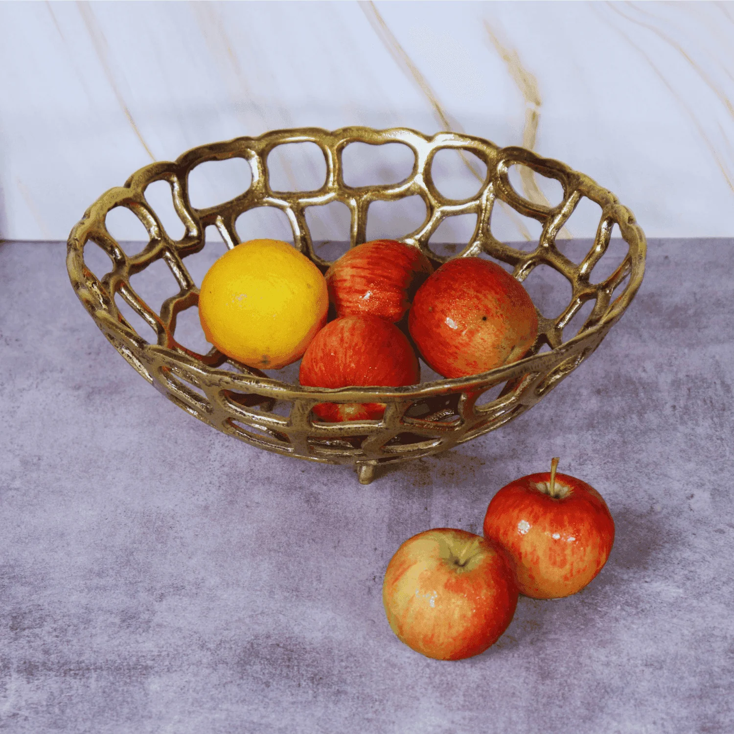 The Net Fruits & Multipurpose Metal basket (Antique)