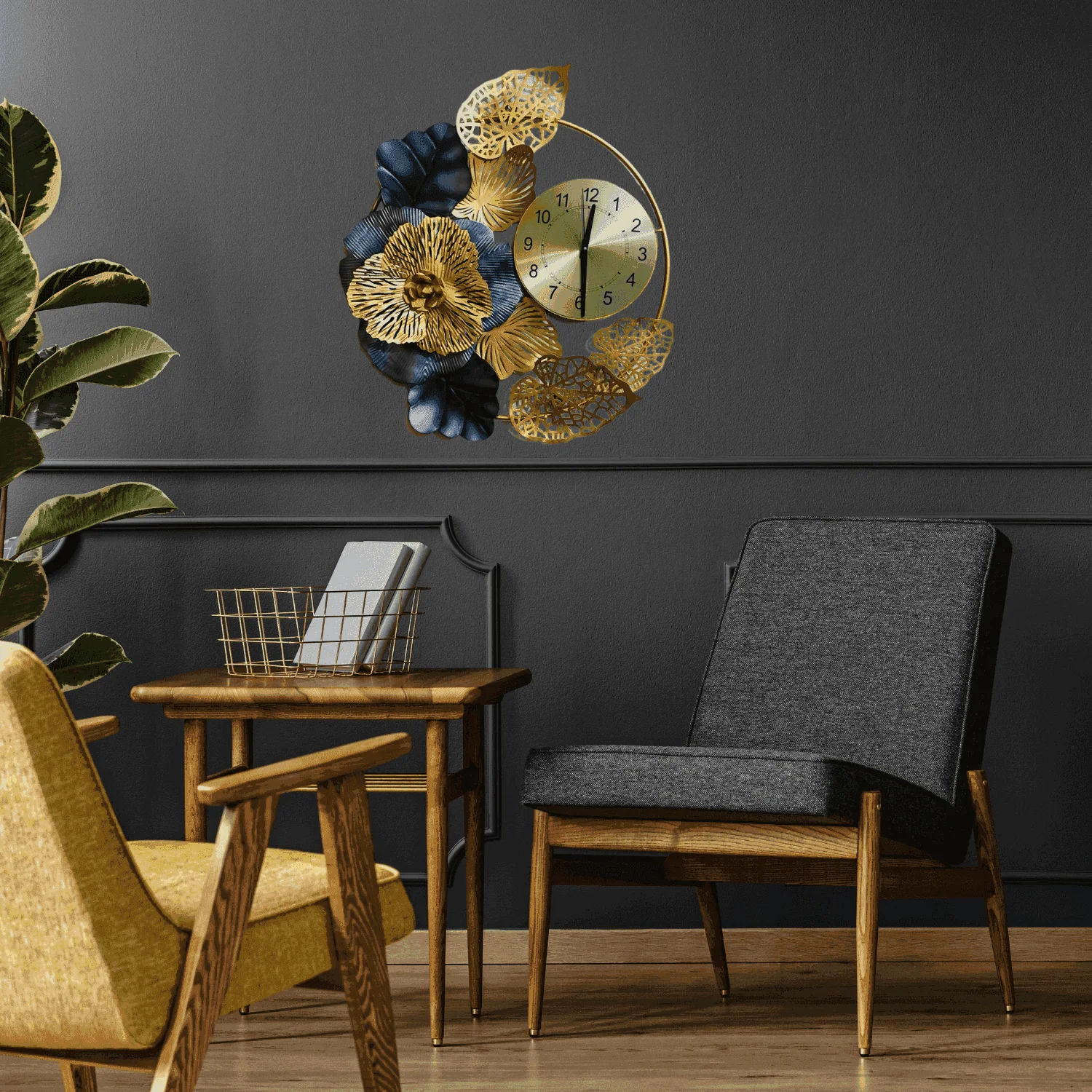 Metal Wall Clock (The Antique)