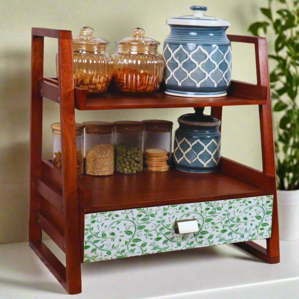 loosebucket®The Greenvibes Wooden Kitchen Versatile Organizer