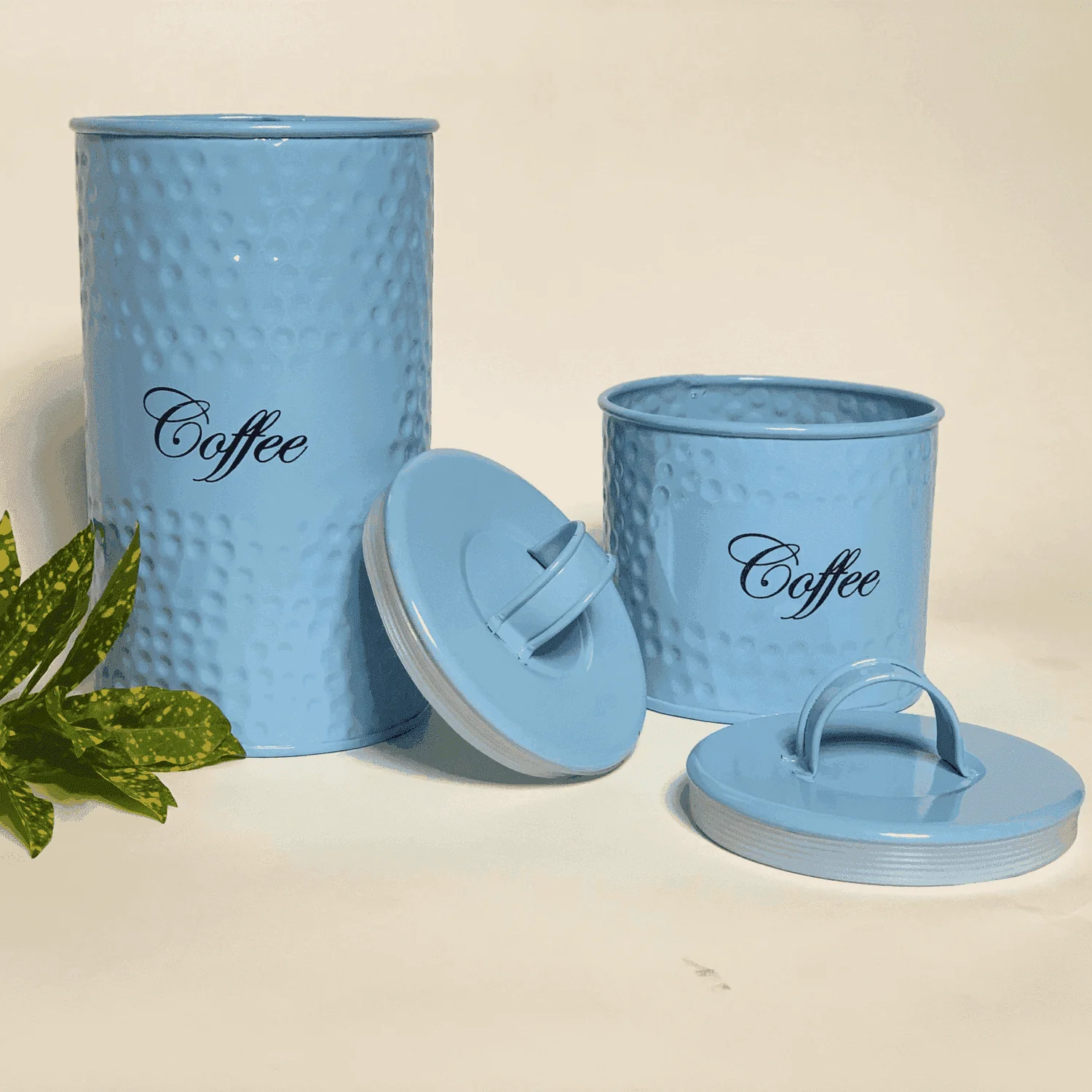 Metal Coffee Containers (Set of 2)