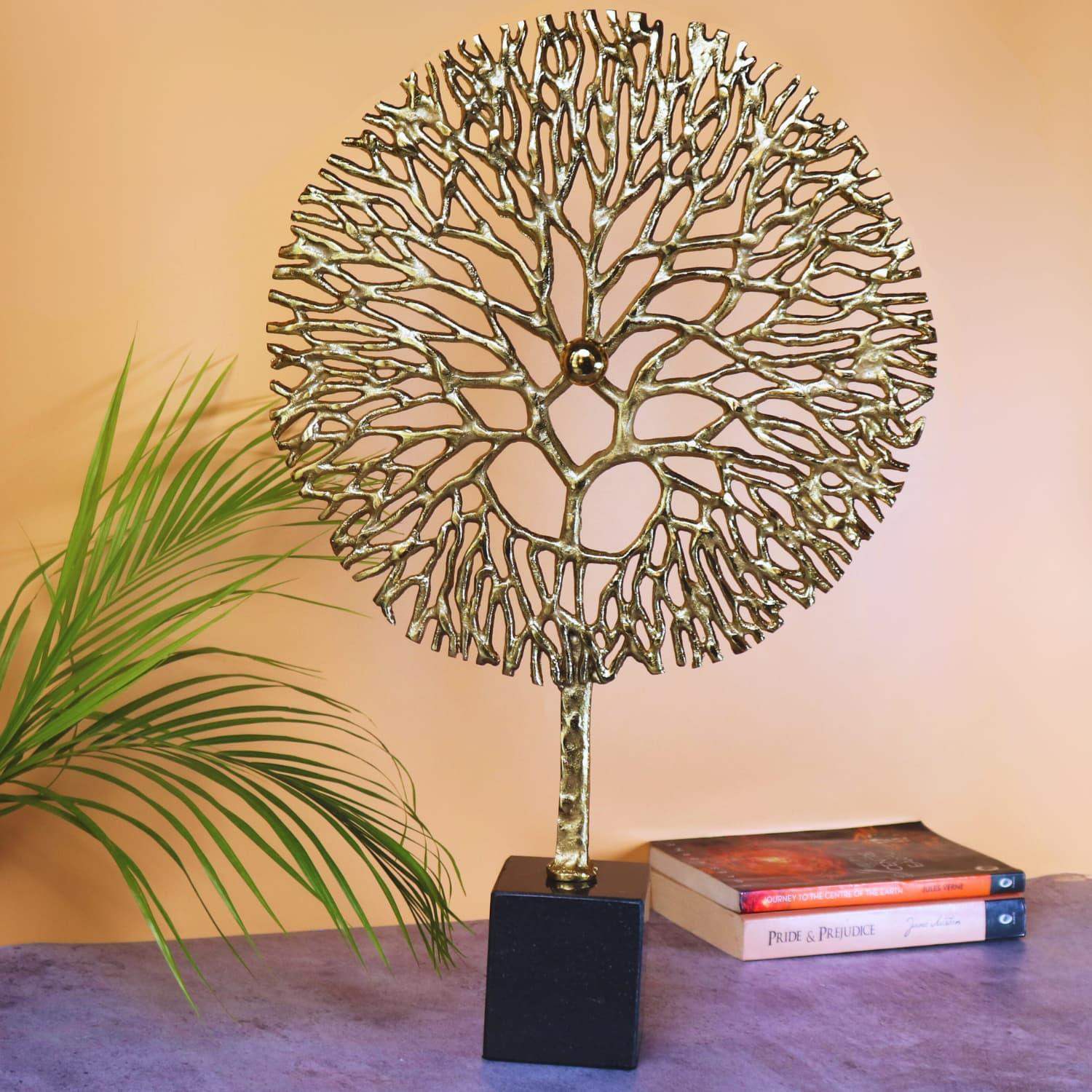 The Golden Shining Tree in Antique Raw Finish