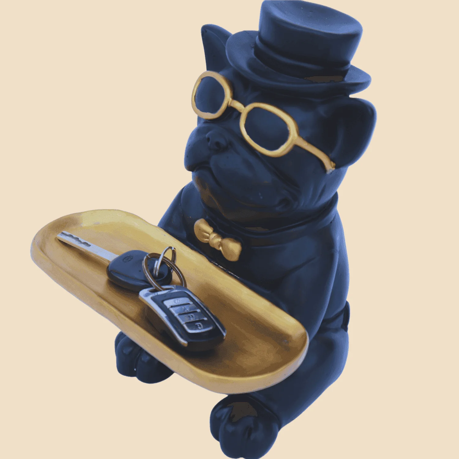 The Waggish Black Dog ( Sculpture Figurine)