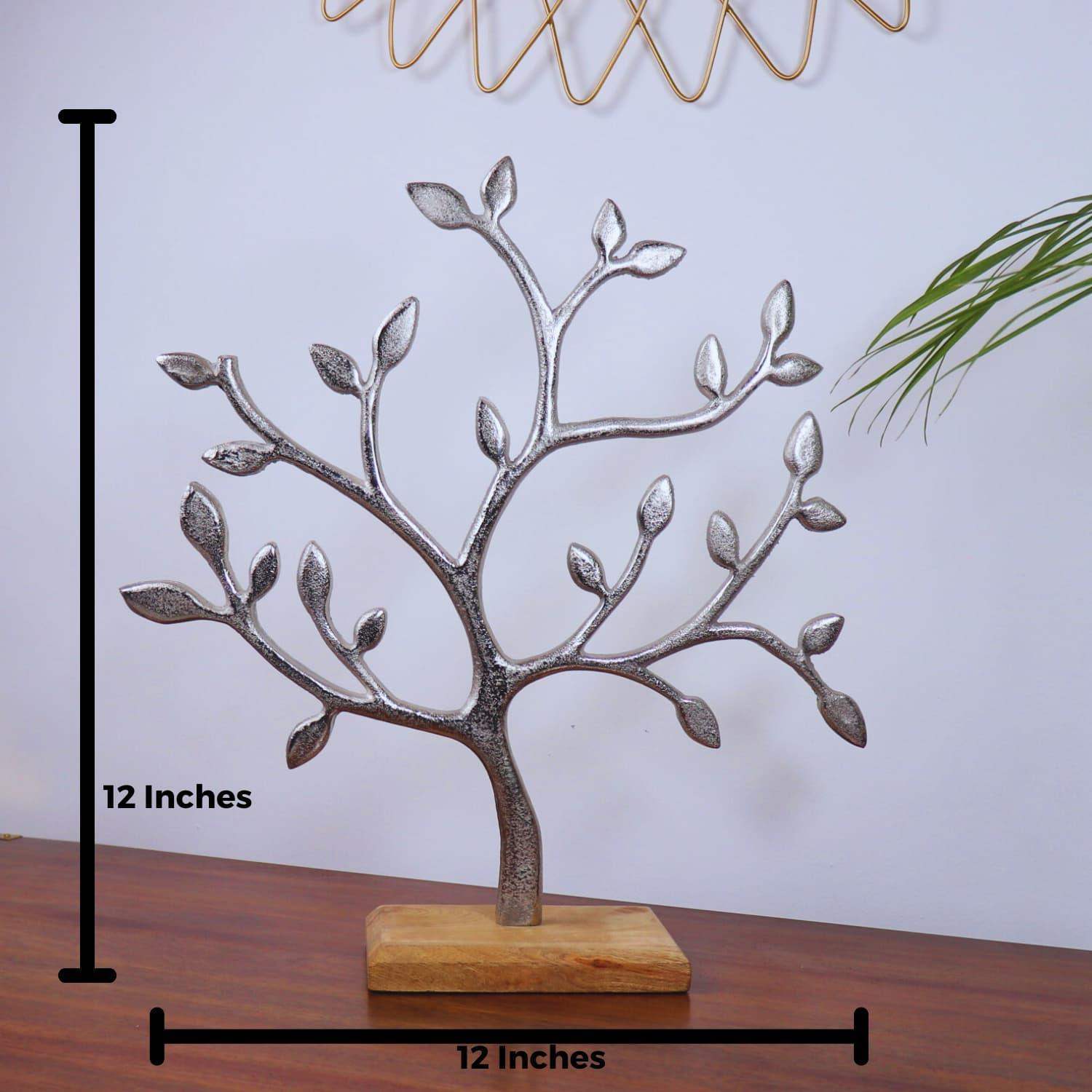 The Spring Shining Tree in Antique Raw aluminum