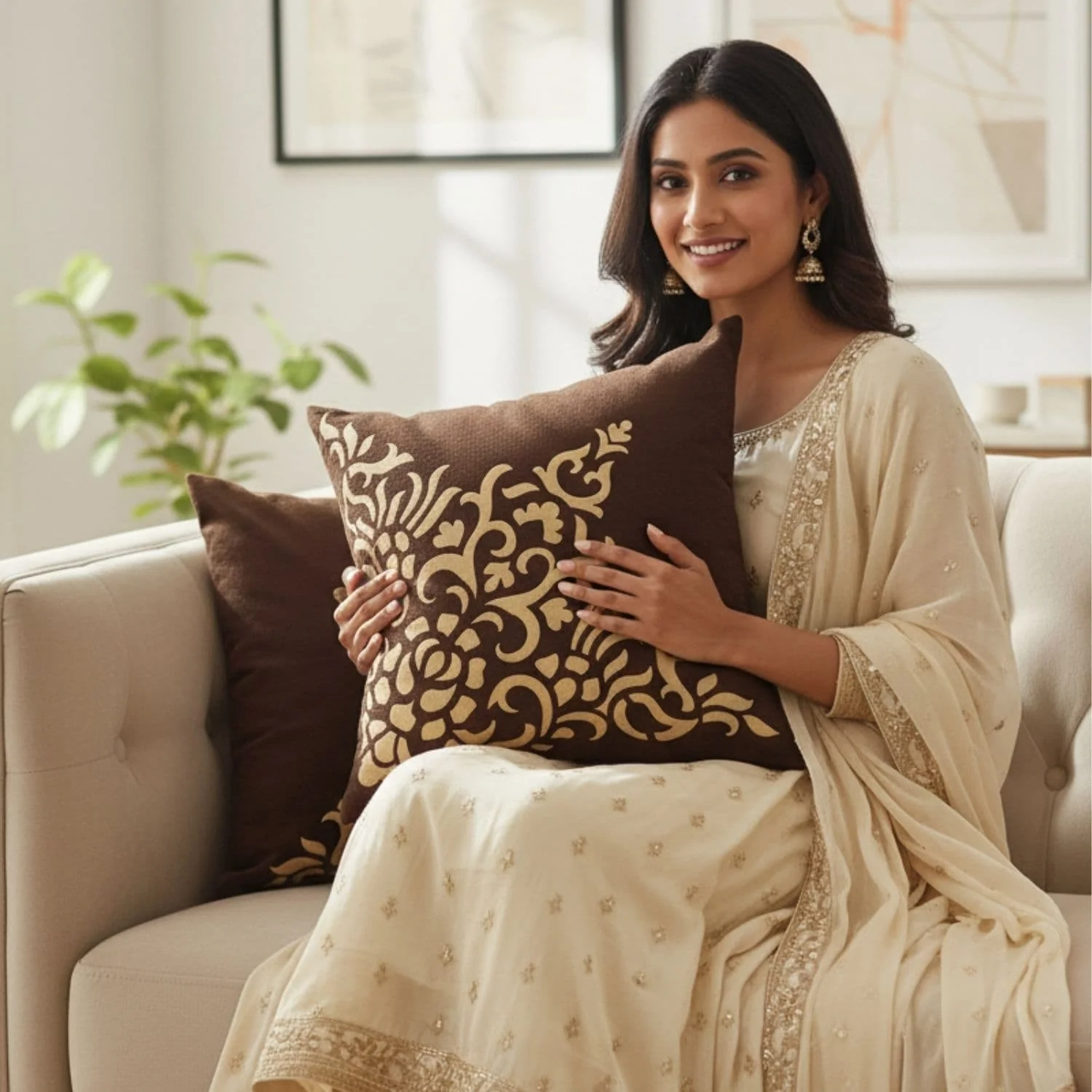 The Brown Town Cushion Covers