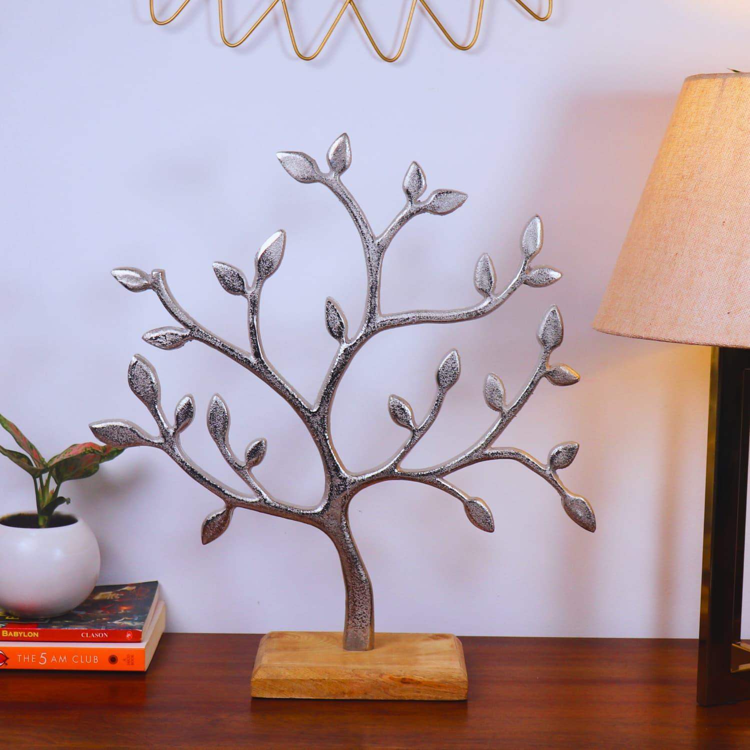 The Spring Shining Tree in Antique Raw aluminum
