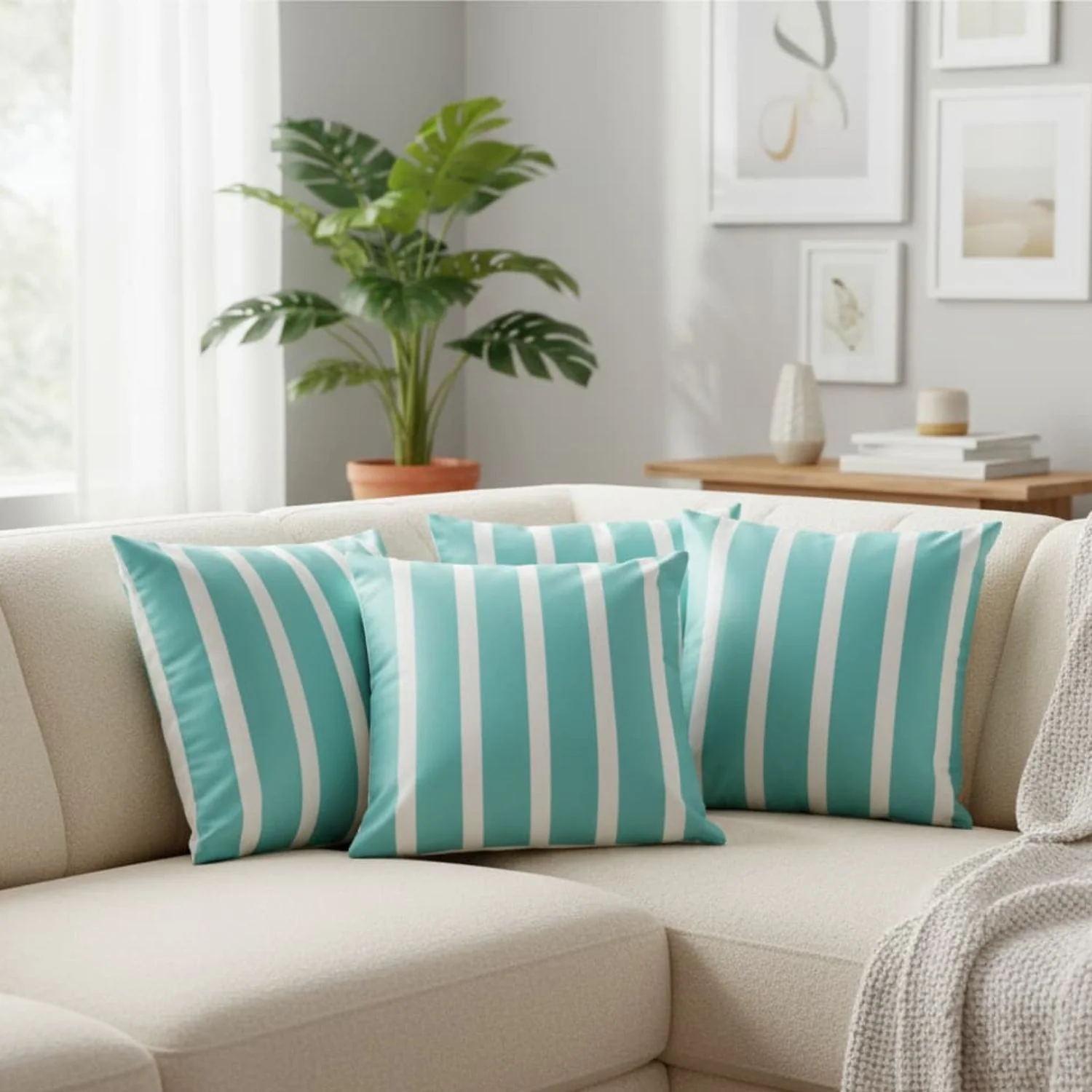 The Cyan Cuddle (5 set Cushion Covers)