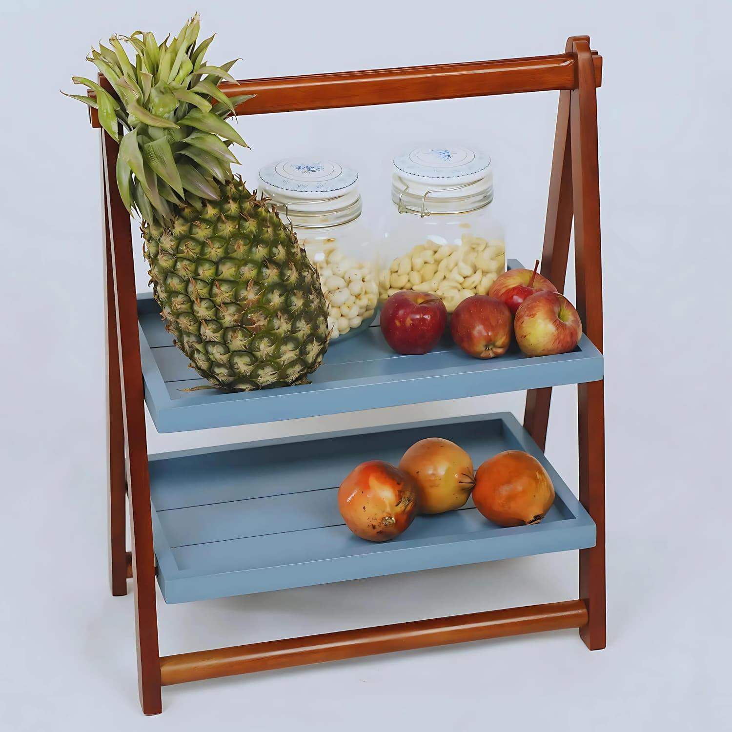 loosebucket®Foldable Kitchen Organizer |Spice rack| Grocery organizer for kitchen Color (Big Size)