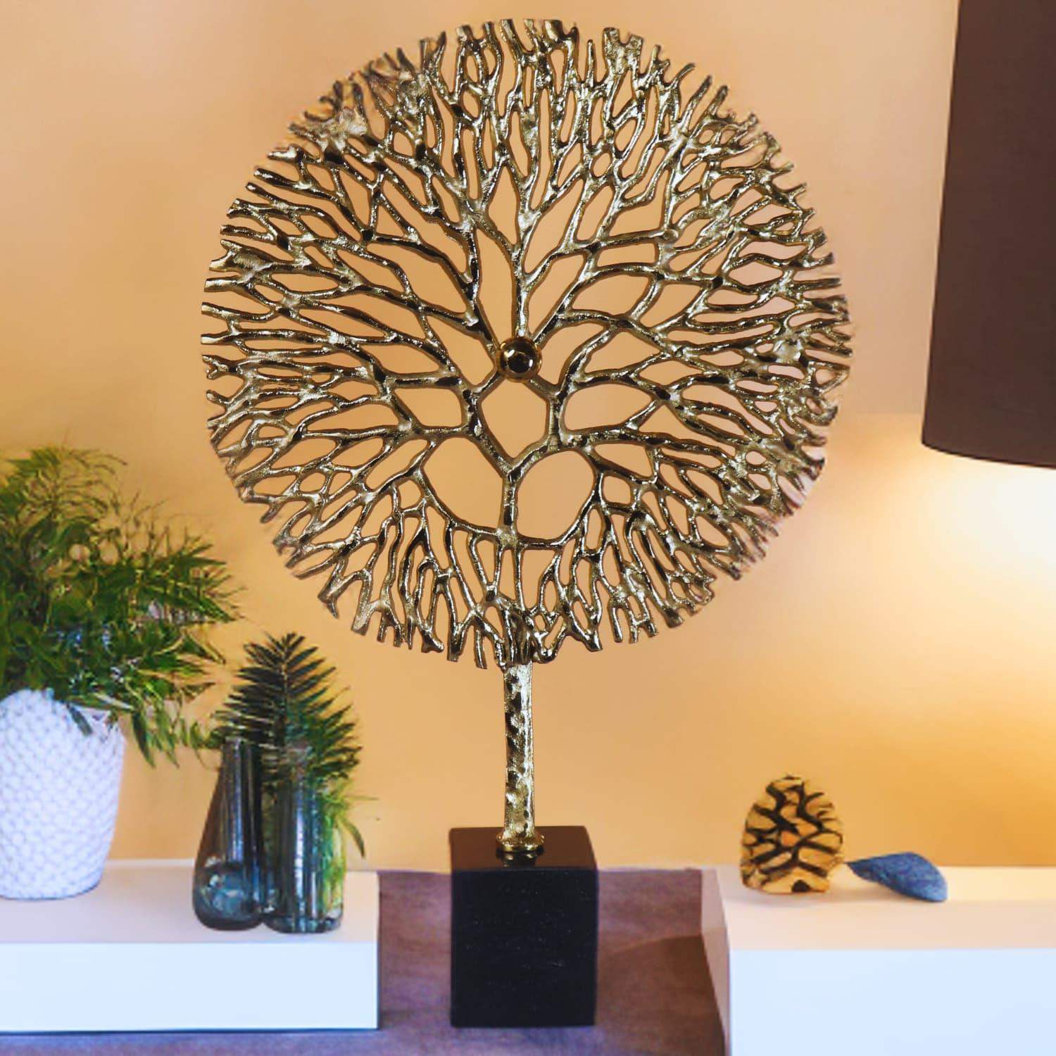 The Golden Shining Tree in Antique Raw Finish